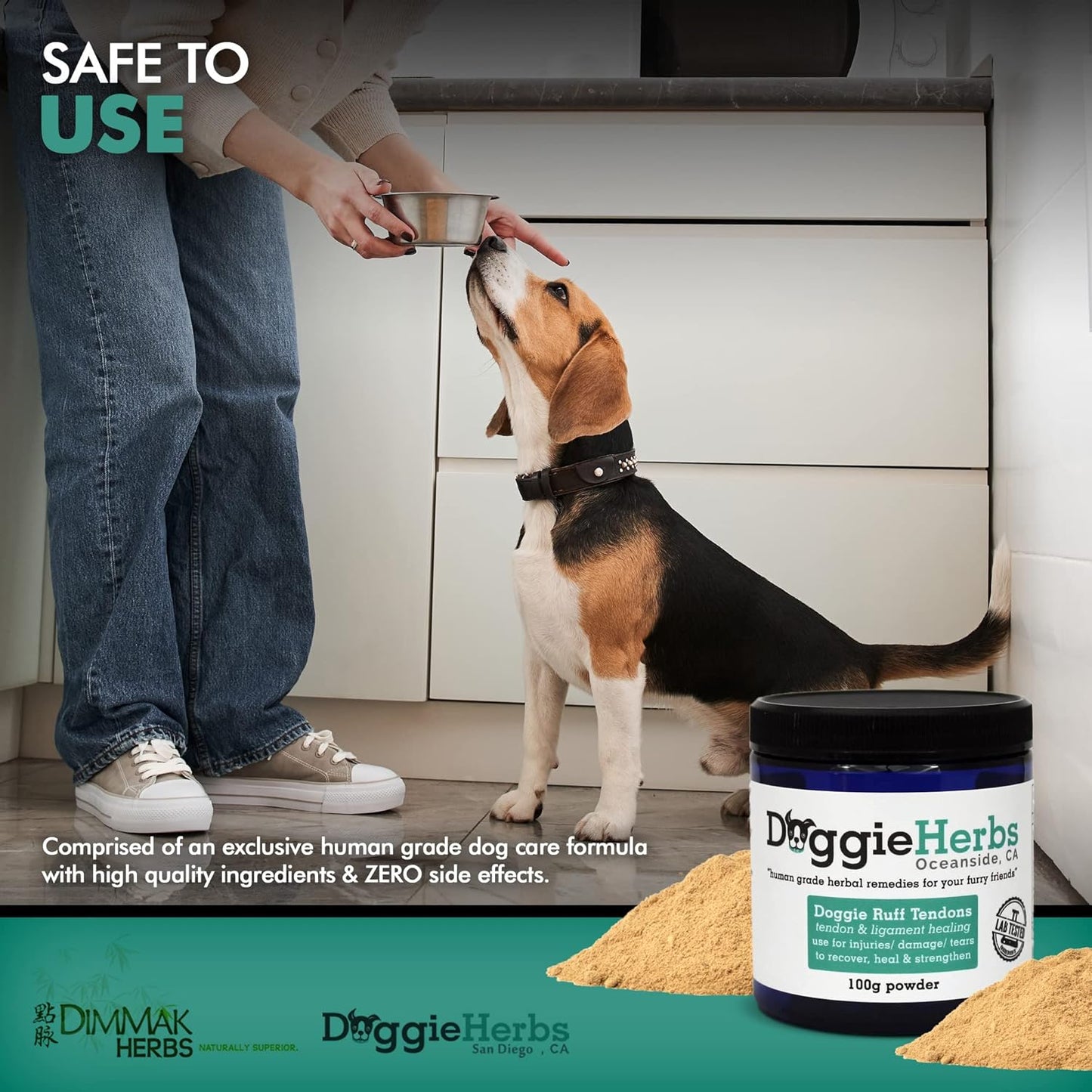 natural-dog-ligament-tendon-healing-supplement---human-grade-herbal-blend-powder---100g---doggie-herbs-5