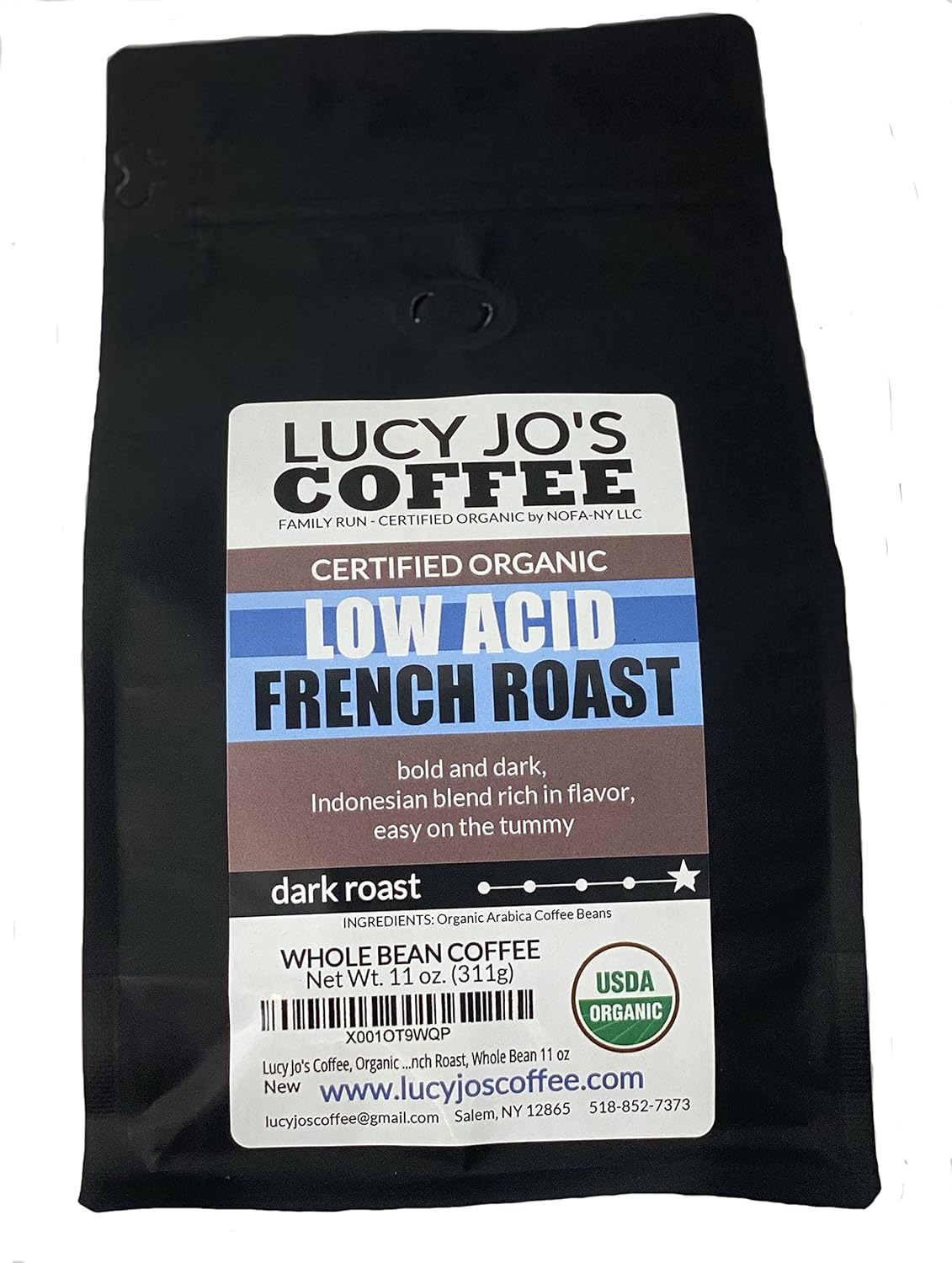 lucy-jos-coffee-organic-low-acid-french-roast-whole-bean-11-oz---freshly-brewed-with-premium-arabica-beans-1