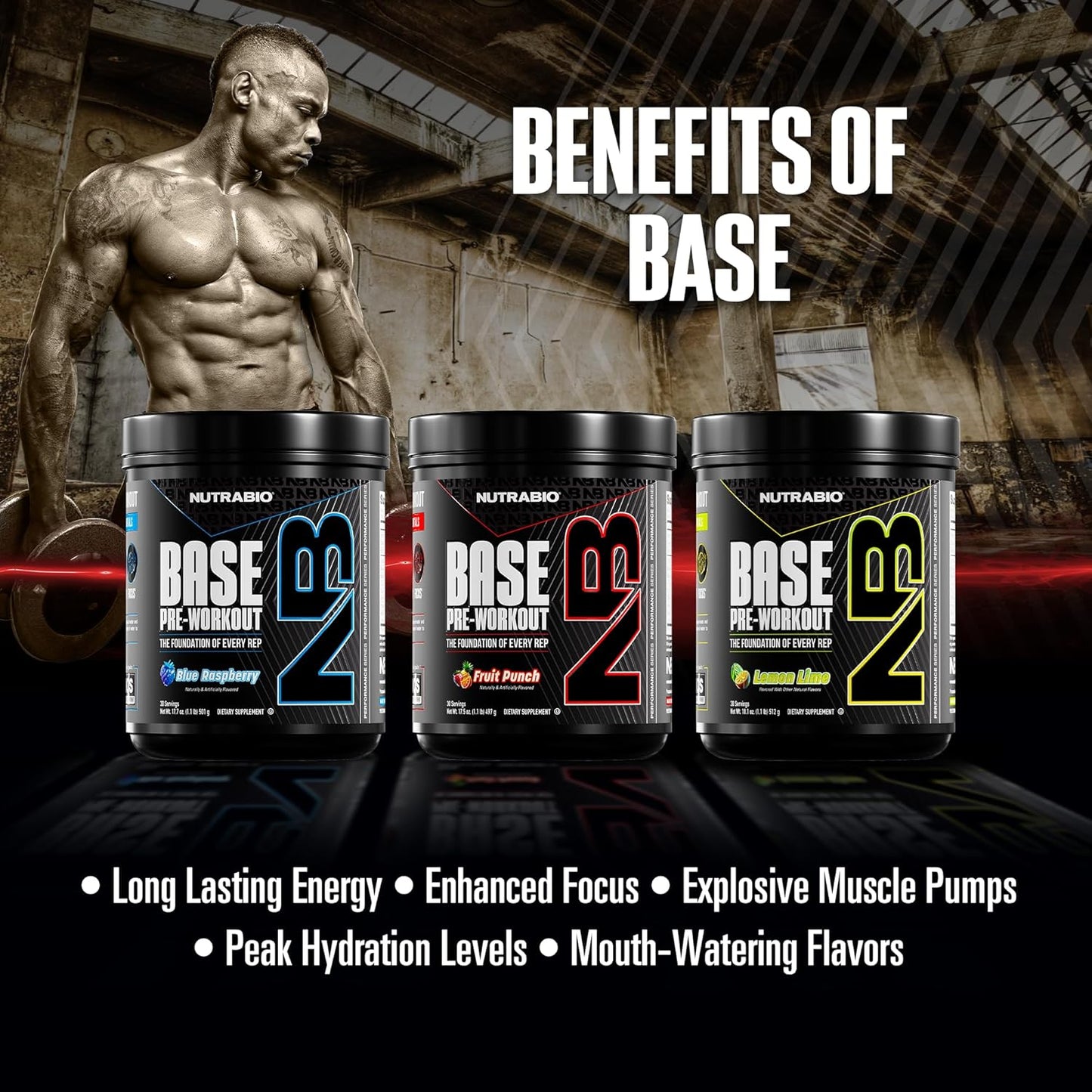 nutrabio-base-pre-workout-powder---boost-energy-mental-focus-endurance---fruit-punch-flavor---30-servings---for-men-and-women-8