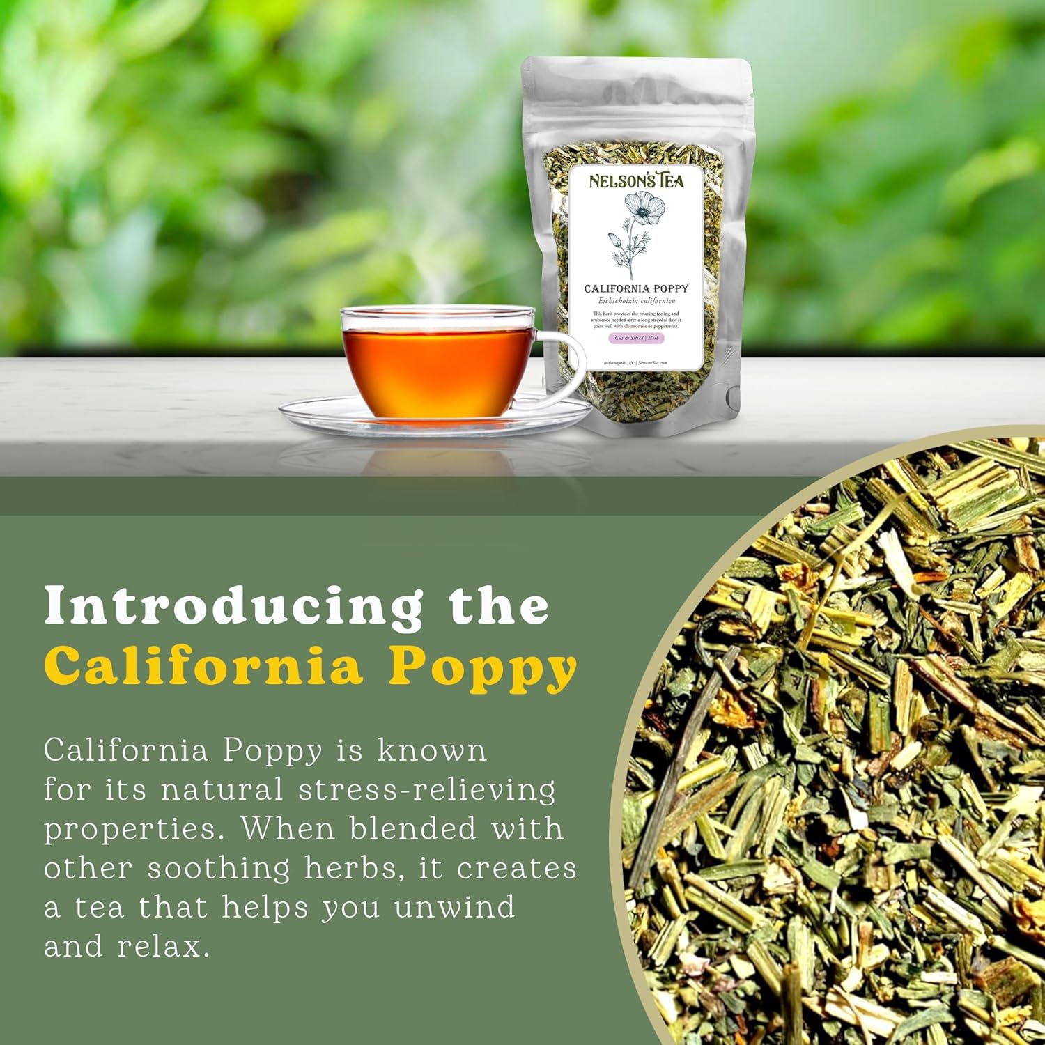 california-poppy-loose-leaf-herbal-tea---nelsons-tea---cut-sifted-for-calm-and-relaxation---16oz-3