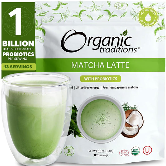 creamy-coconut-milk-matcha-latte-powder-with-antioxidants-probiotics---organic-blend-sweetened-with-coconut-palm-sugar---1-billion-probiotics---gut-health-support-1