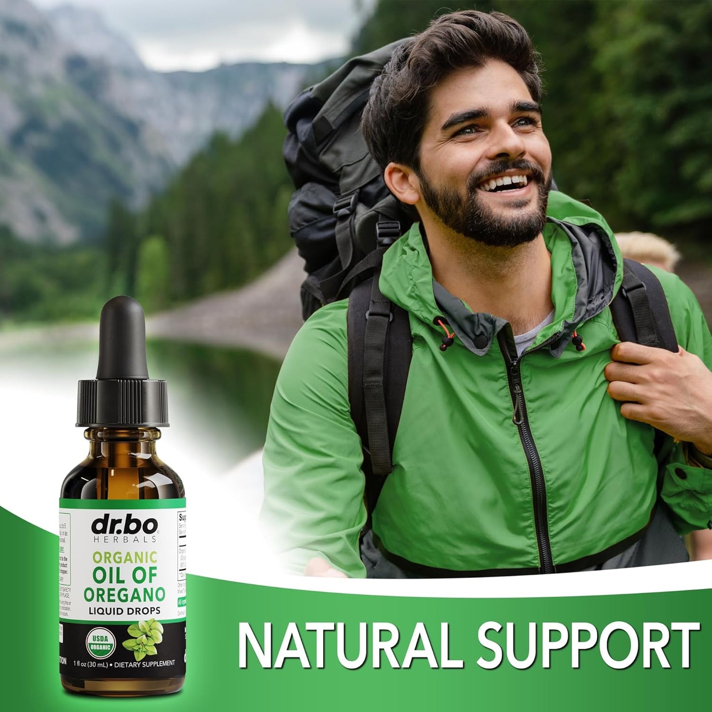 Organic Hormone Balance Liquid Drops for Women - Menstrual Cramp Relief & Hormonal Support with Oregano Oil Tincture - Espot.com.au