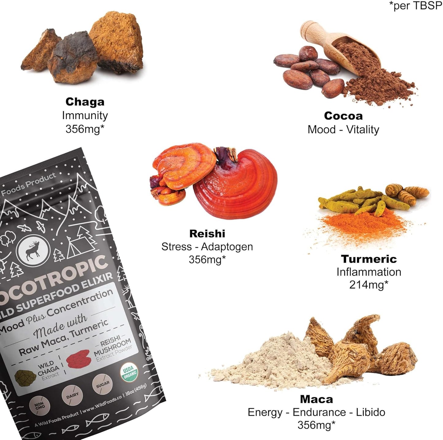 organic-cocotropic-superfood-mushroom-hot-chocolate-mix---non-gmo-vegan-gluten-free---reishi-mushrooms-chaga---8-oz-6