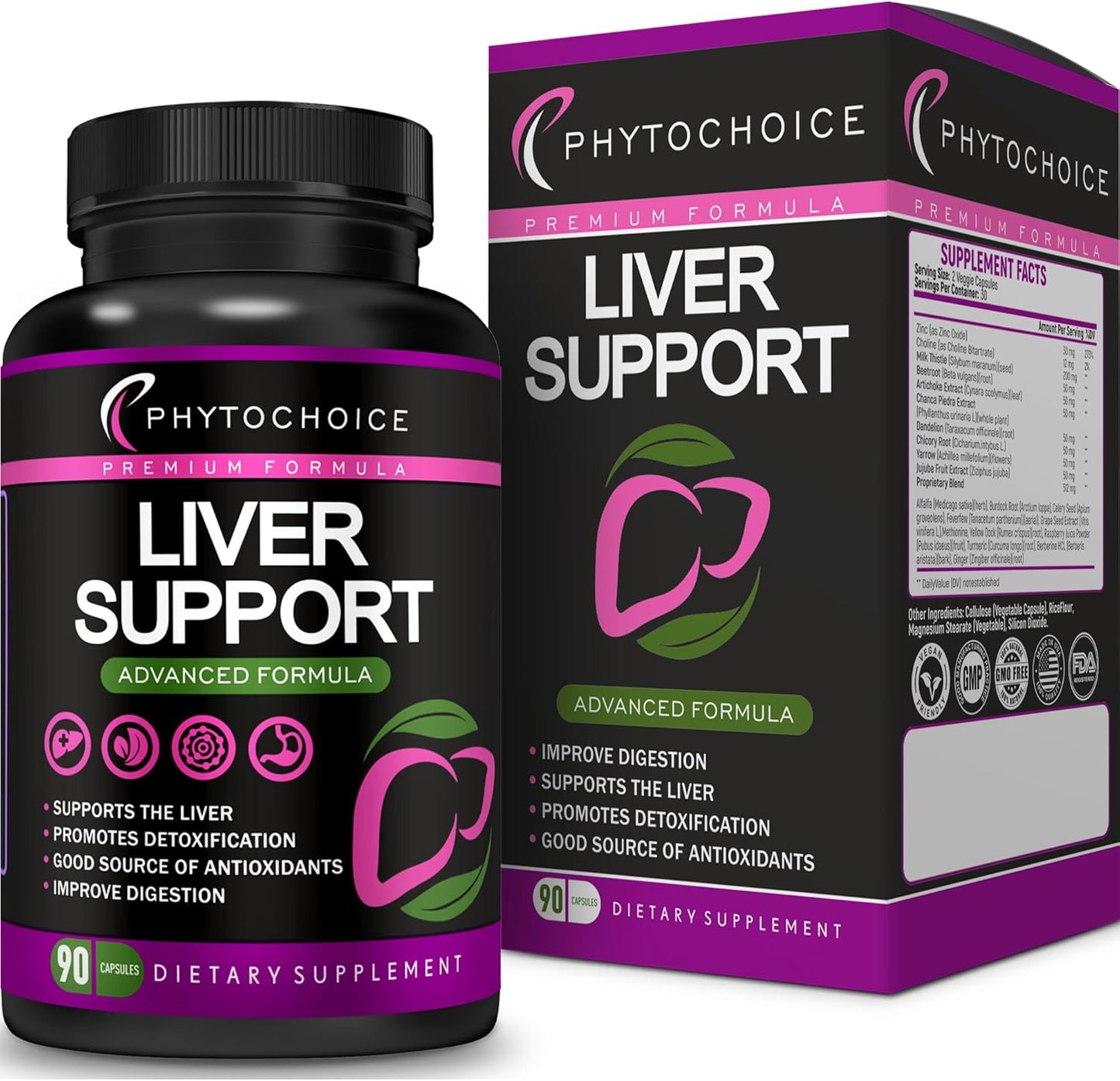 Liver Cleanse Detox & Repair Supplement with Milk Thistle, Artichoke, Choline - Herbal Complex for Liver Health - Fatty Liver Renew Formula - 90ct/1Pk - Espot.com.au