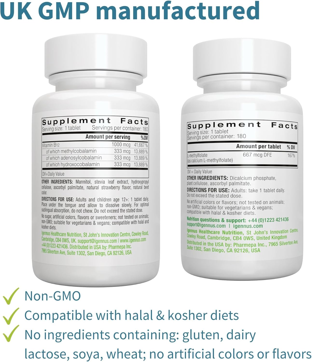 igennus-super-b12-complex-with-folate-vegan-bundle---high-absorption-sublingual-vitamin-b12-1000mcg-pure-folate-400mcg---methylcobalamin-adenosylcobalamin-hydroxocobalamin-optimized-l-methylfolate-5