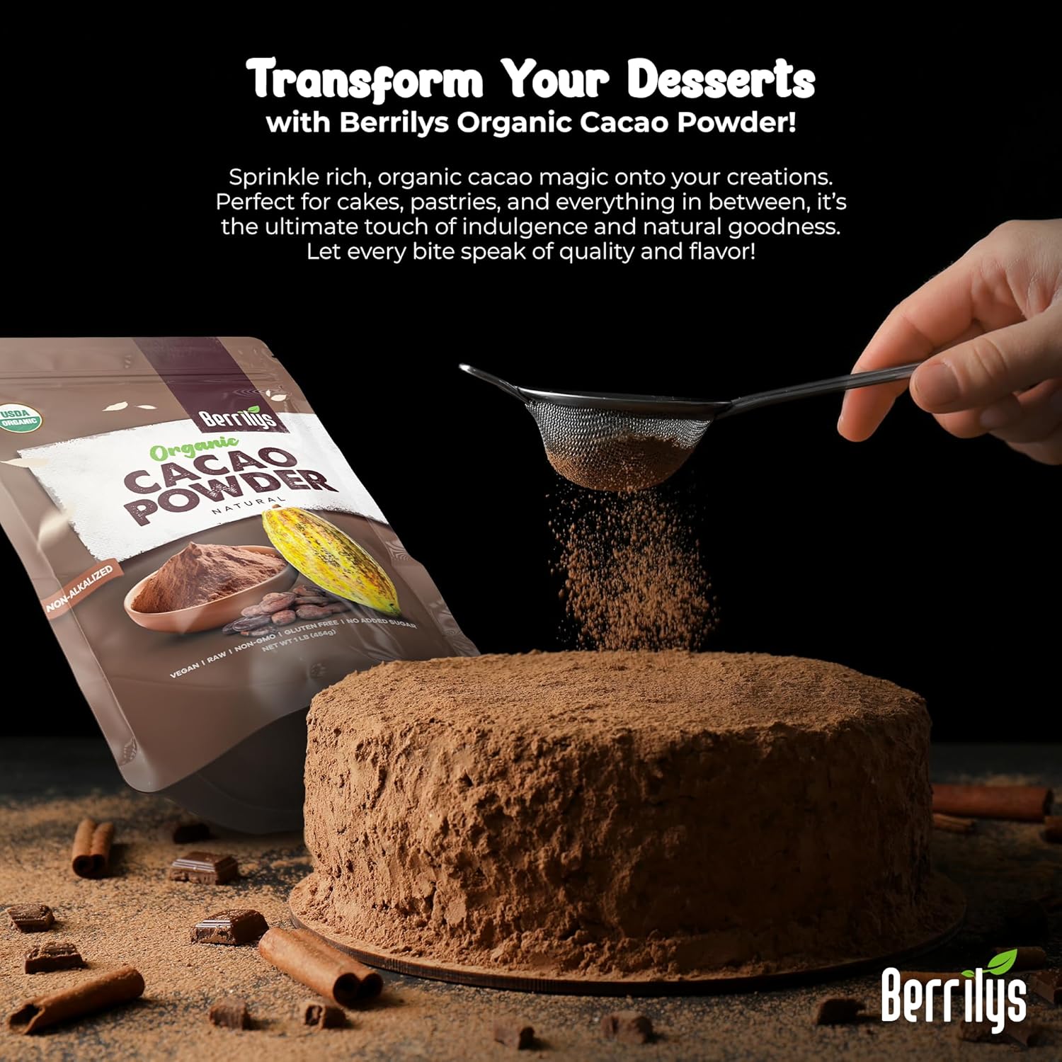 usda-certified-organic-cacao-powder---non-alkalized-natural-cocoa-for-smoothies-baking-beverages---16-oz-3