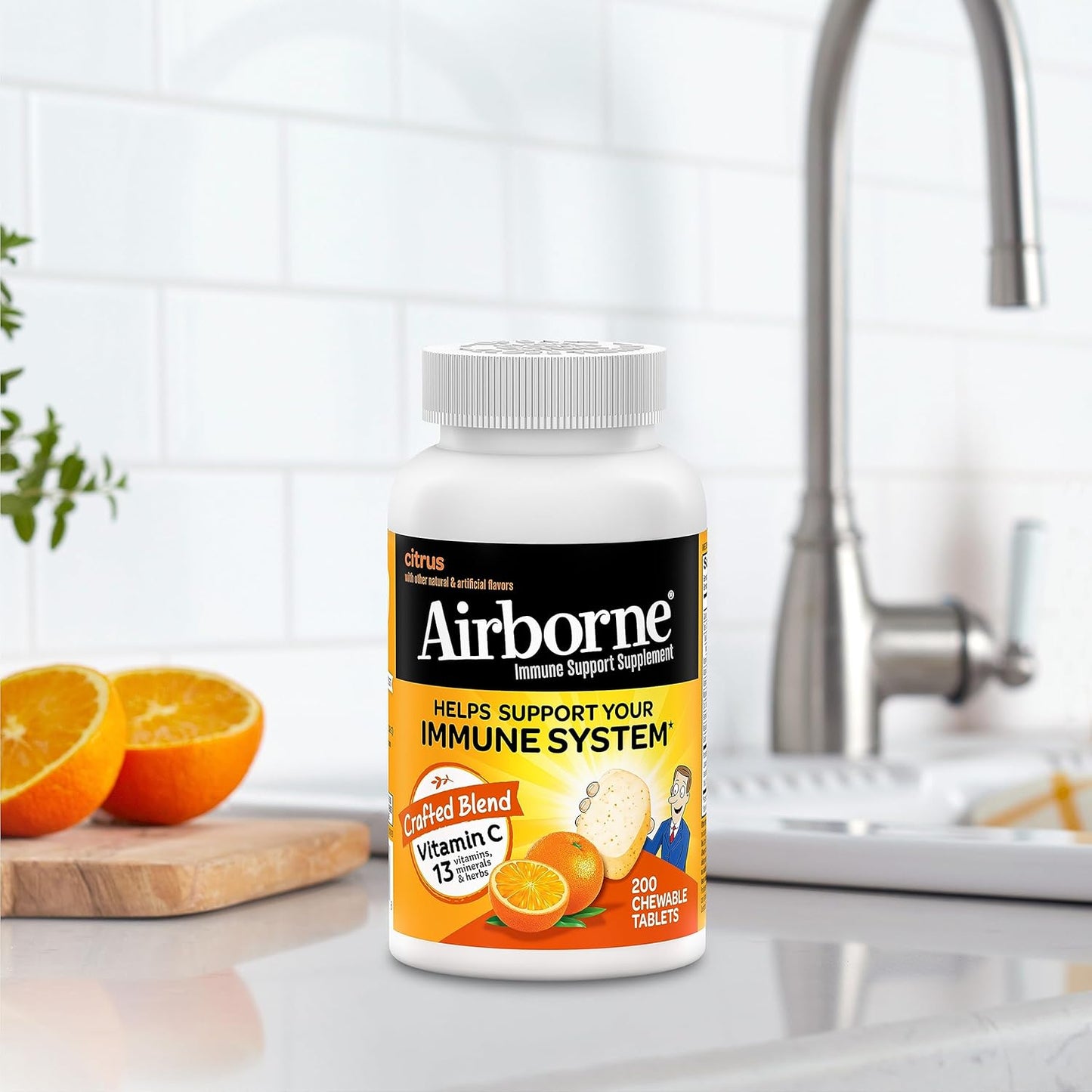 airborne-1000mg-chewable-tablets-with-zinc---immune-support-supplement-with-antioxidants-a-c-e---200-citrus-flavor-tablets-7