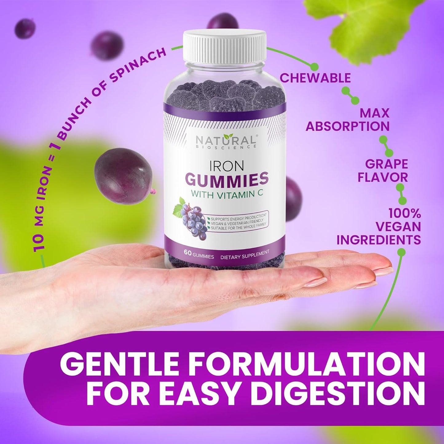 iron-gummies-with-vitamin-c-for-adults-kids---chewable-supplement-for-anemia-red-blood-cells-energy-immunity-brain-health---grape-flavor-vegan---max-absorption-4