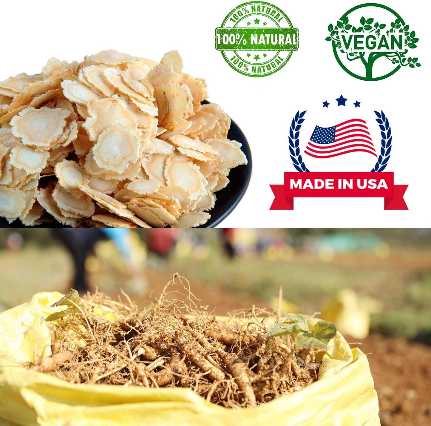 wisconsin-grown-dabc-oak-land-dol-american-ginseng-slices---4oz-bag---ideal-for-ginseng-tea---health-benefits---sliced-ginseng-root---5