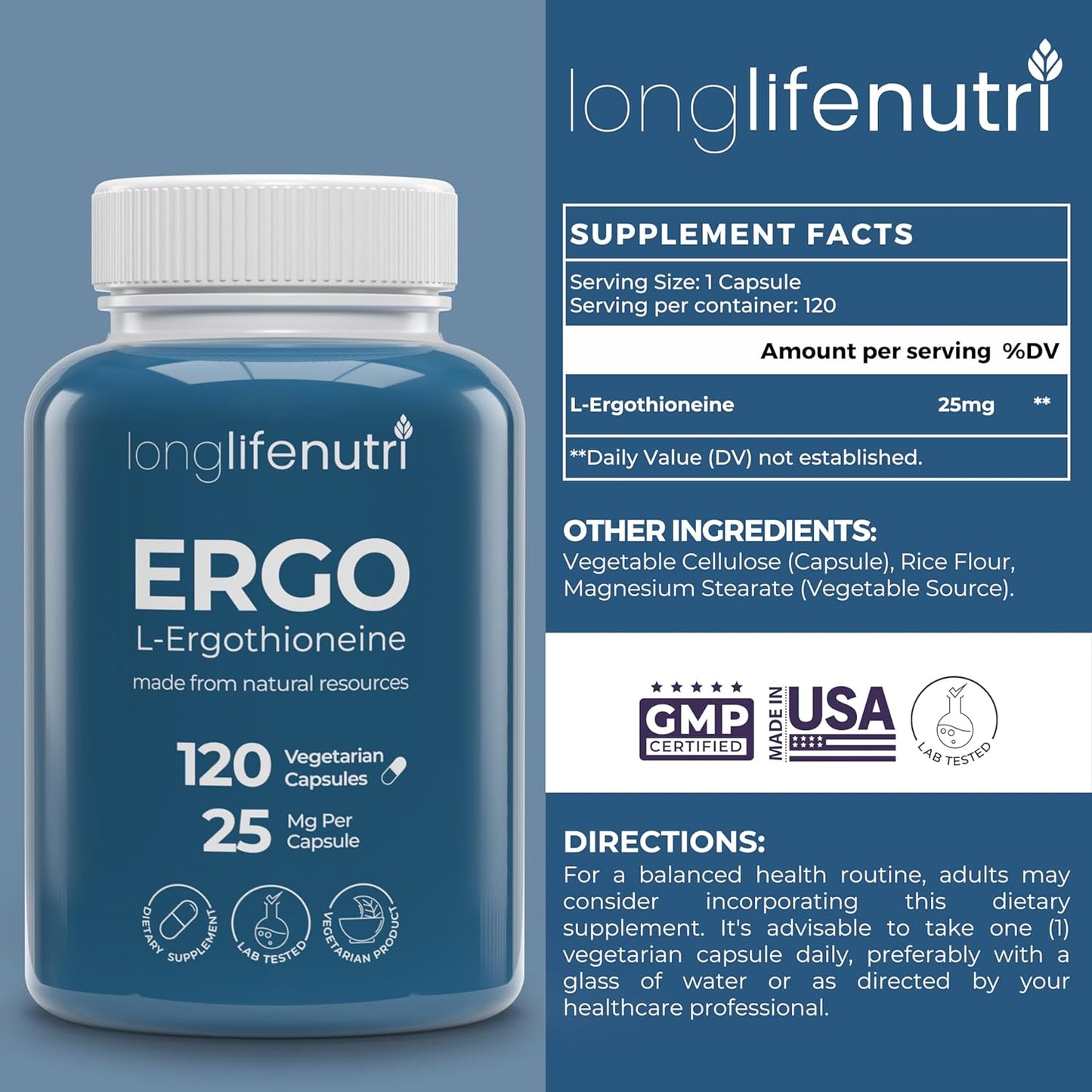 longlifenutri-l-ergothioneine-25mg---120-vegetarian-capsules-antioxidant-supplement-plant-based-usa-made-4-month-supply-2