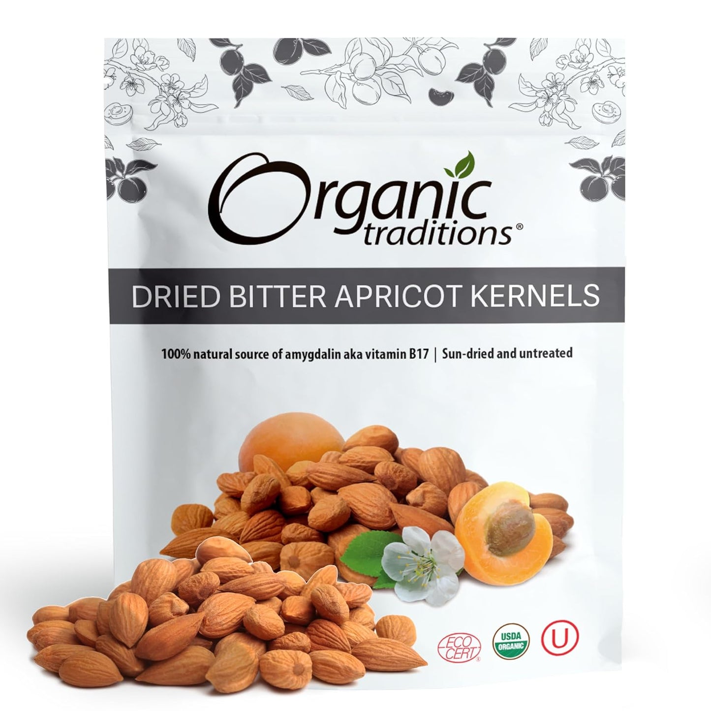 bundle-organic-traditions-apricot-seeds-8oz-super-greens-powder-pineapple-coconut-7oz---nutrient-rich-superfoods-2