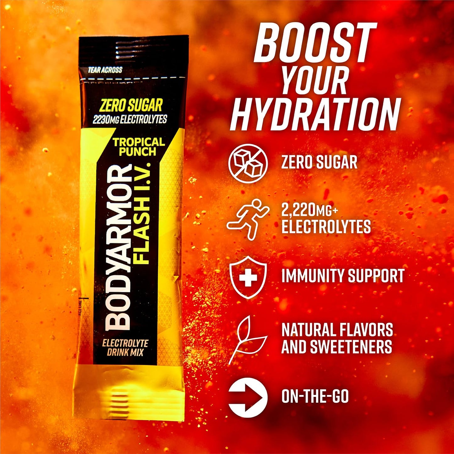 tropical-punch-electrolyte-packets-with-coconut-water-powder---zero-sugar-drink-mix-for-hydration-15-single-serve-packs-for-workout-and-travel-essentials-2