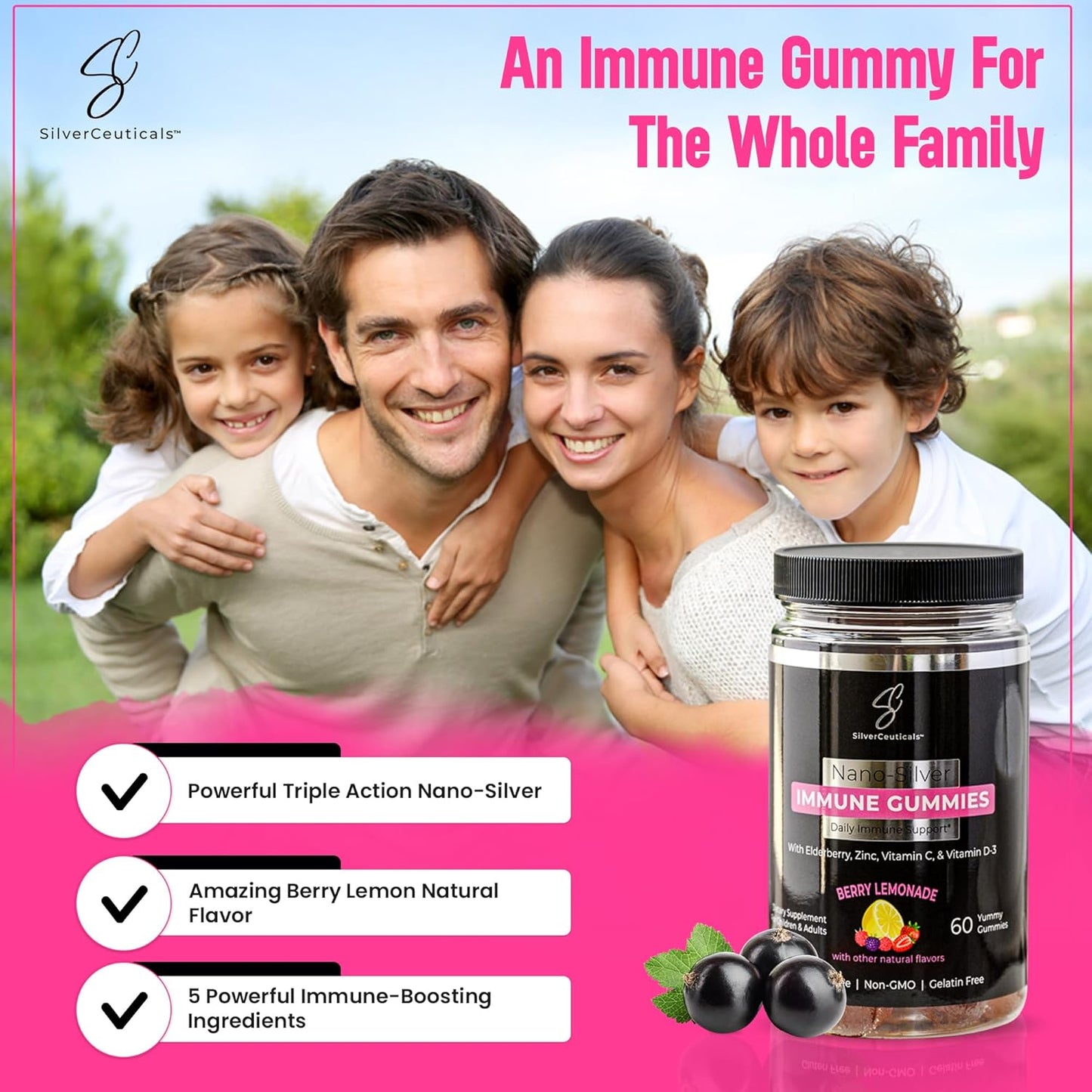 immune-boosting-silverceuticals-gummies-with-elderberry-vitamin-c-d-zinc---supports-health-for-kids-adults---nano-colloidal-silver---gluten-gelatin-free---berry-lemonade-flavor---60-count-4