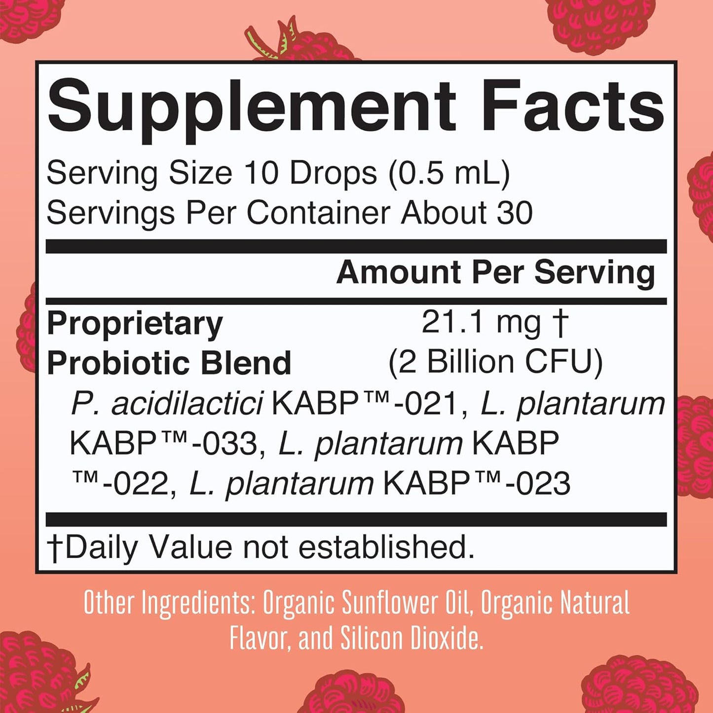 Organic Precision Probiotic & Elderberry Drops for Women - Raspberry & Blueberry | USDA Certified | Supports Gut Health, Immunity, Wellness | Vegan & Non-GMO - Espot.com.au