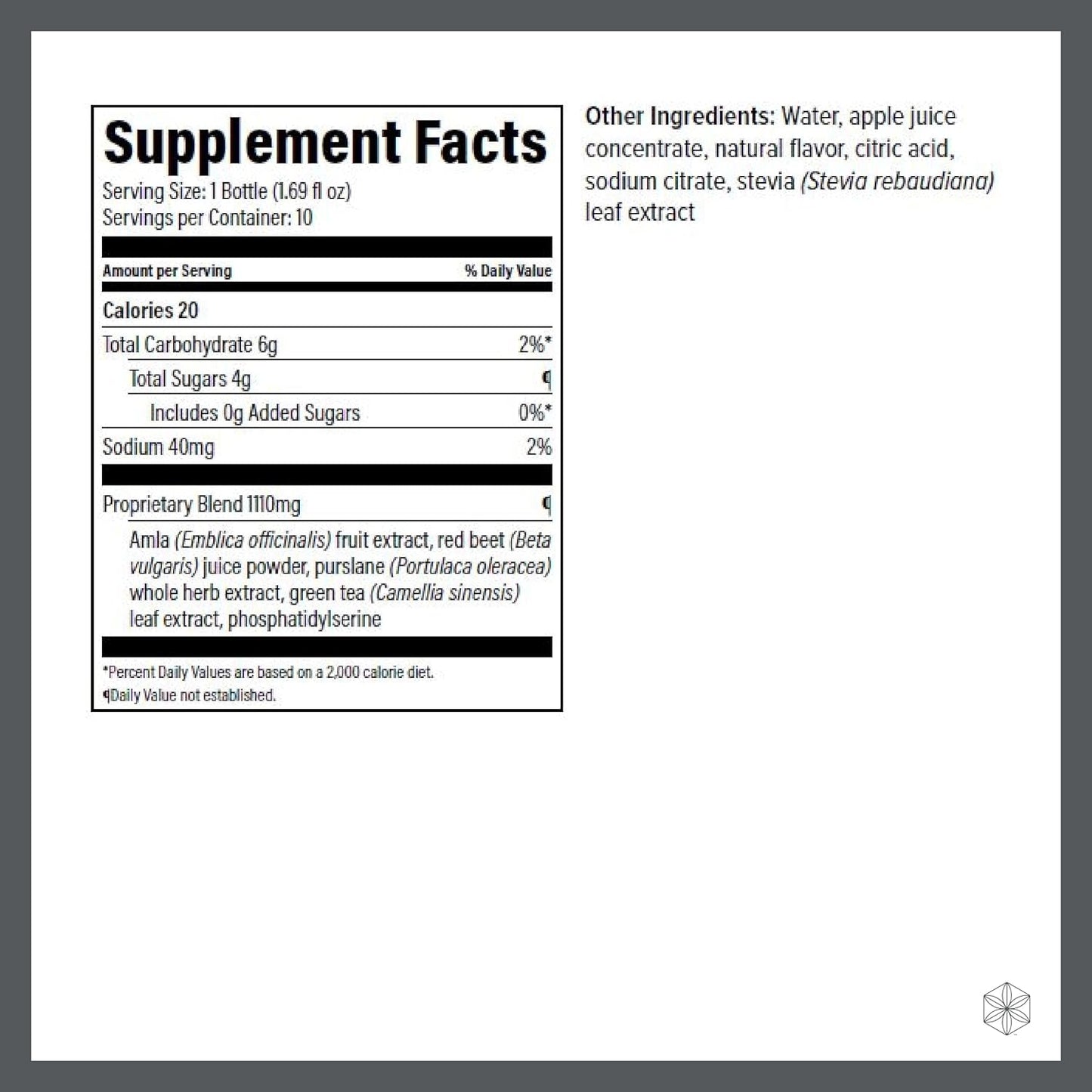 Isagenix Nootropic Elixir - Liquid Brain Health Supplement with Green Tea Extract - Supports Focus and Healthy Mindset - 1.69 Oz Bottles (Pack of 10) - Espot.com.au