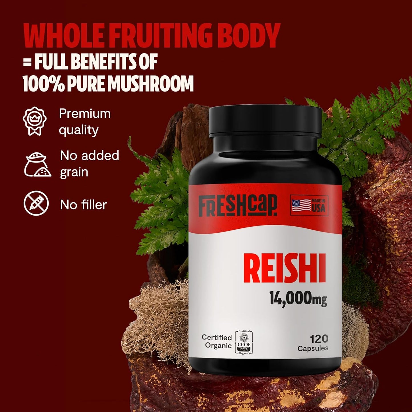 high-potency-reishi-mushroom-capsules---14000mg-blend-supplement-with-herbal-ayurveda-nootropic-benefits---120-capsules-5