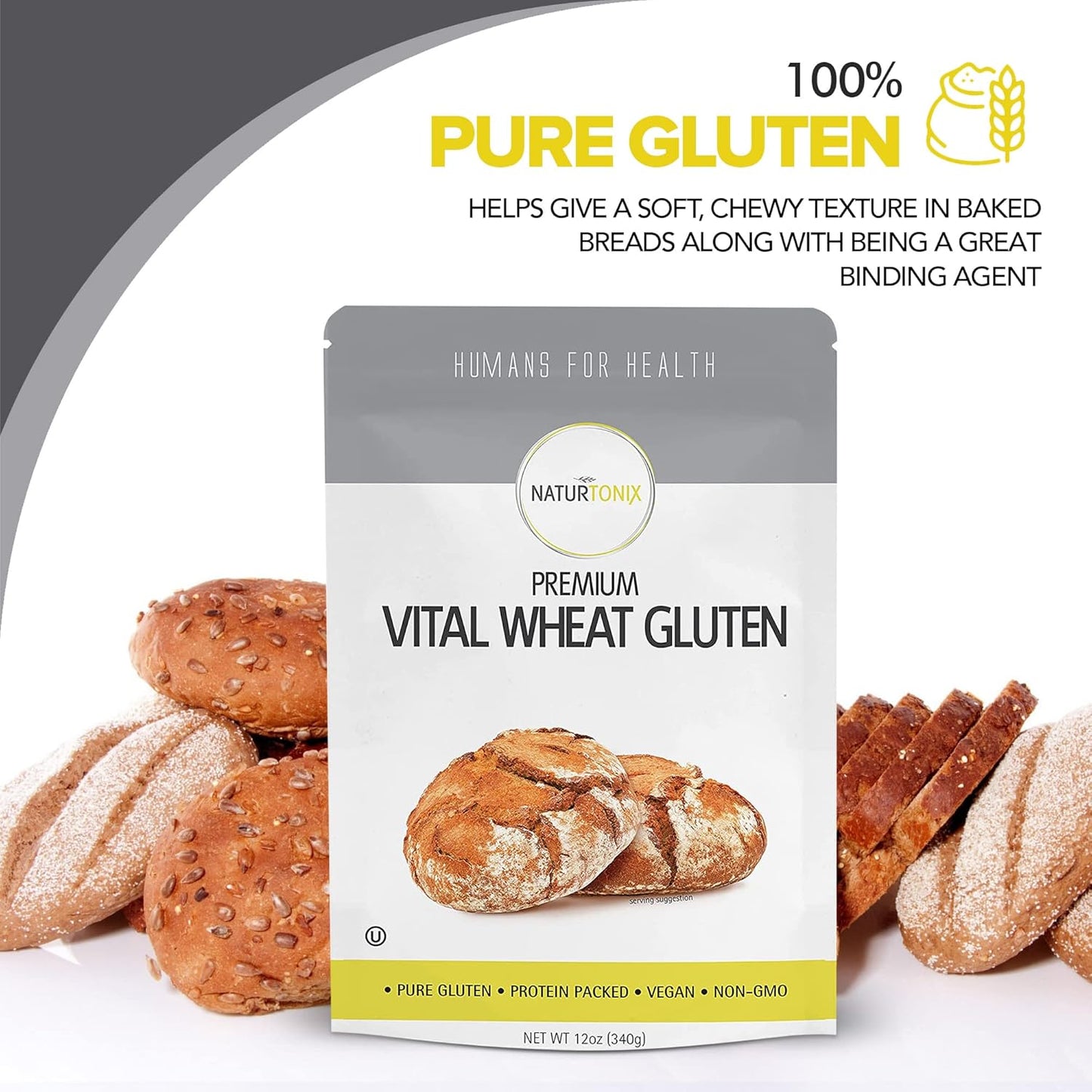 naturtonix-premium-vital-wheat-gluten---100-pure-high-protein-for-bread-baking-seitan---non-gmo-vegan-keto-friendly---certified-kosher-12oz-4