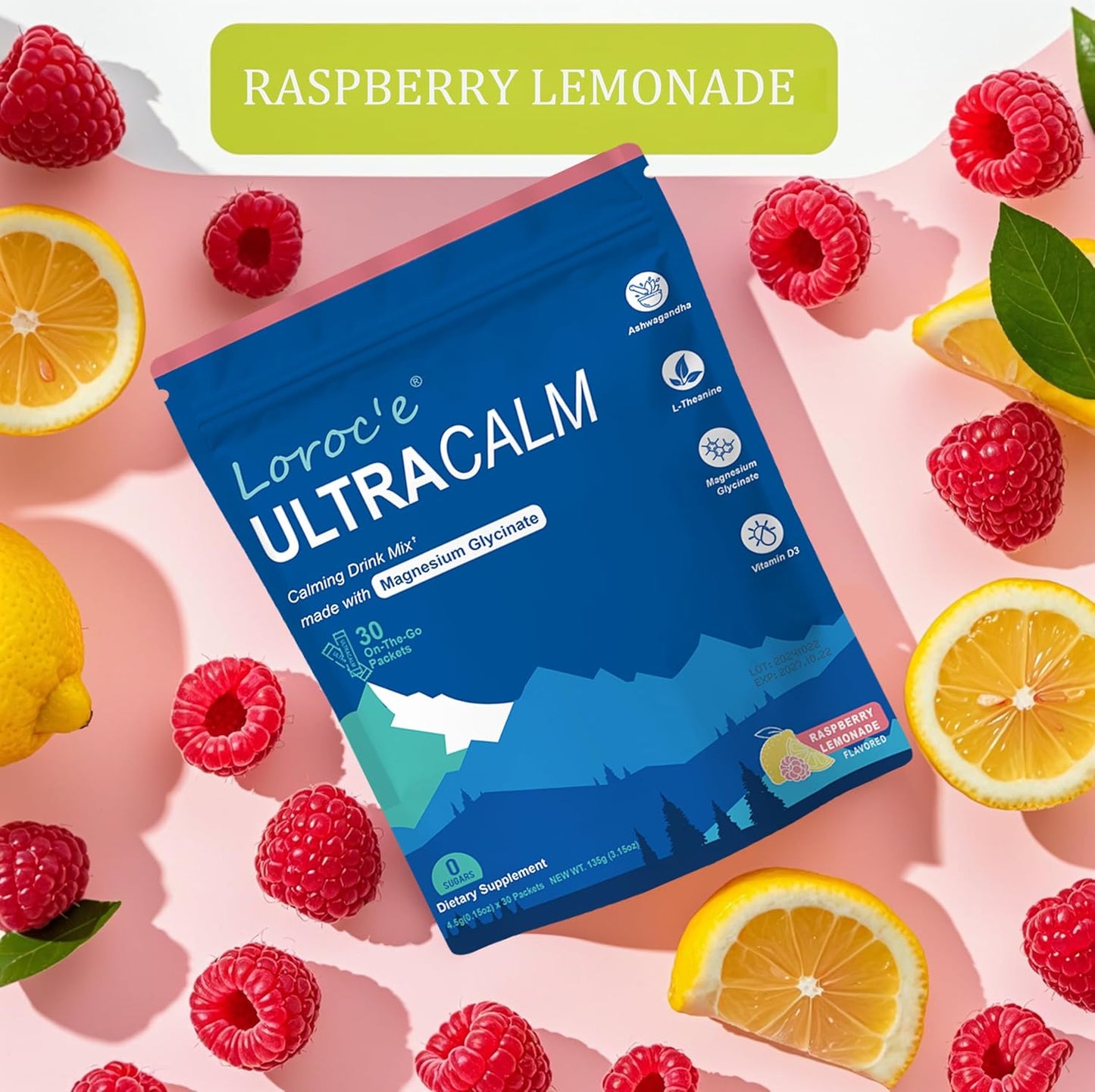 loroce-ultracalm-cortisol-super-drink---30-servings-magnesium-glycinate-l-theanine-ashwagandha-powder-mix-for-women-2