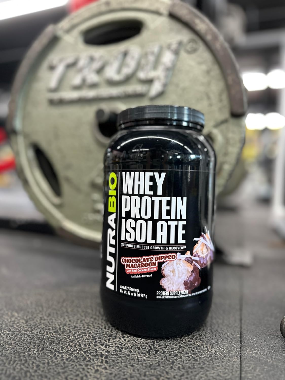 chocolate-dipped-macaroon-whey-protein-isolate-powder---25g-protein-per-scoop---complete-amino-acid-profile---soy-gluten-free---non-gmo---zero-fillers---2-lbs-4