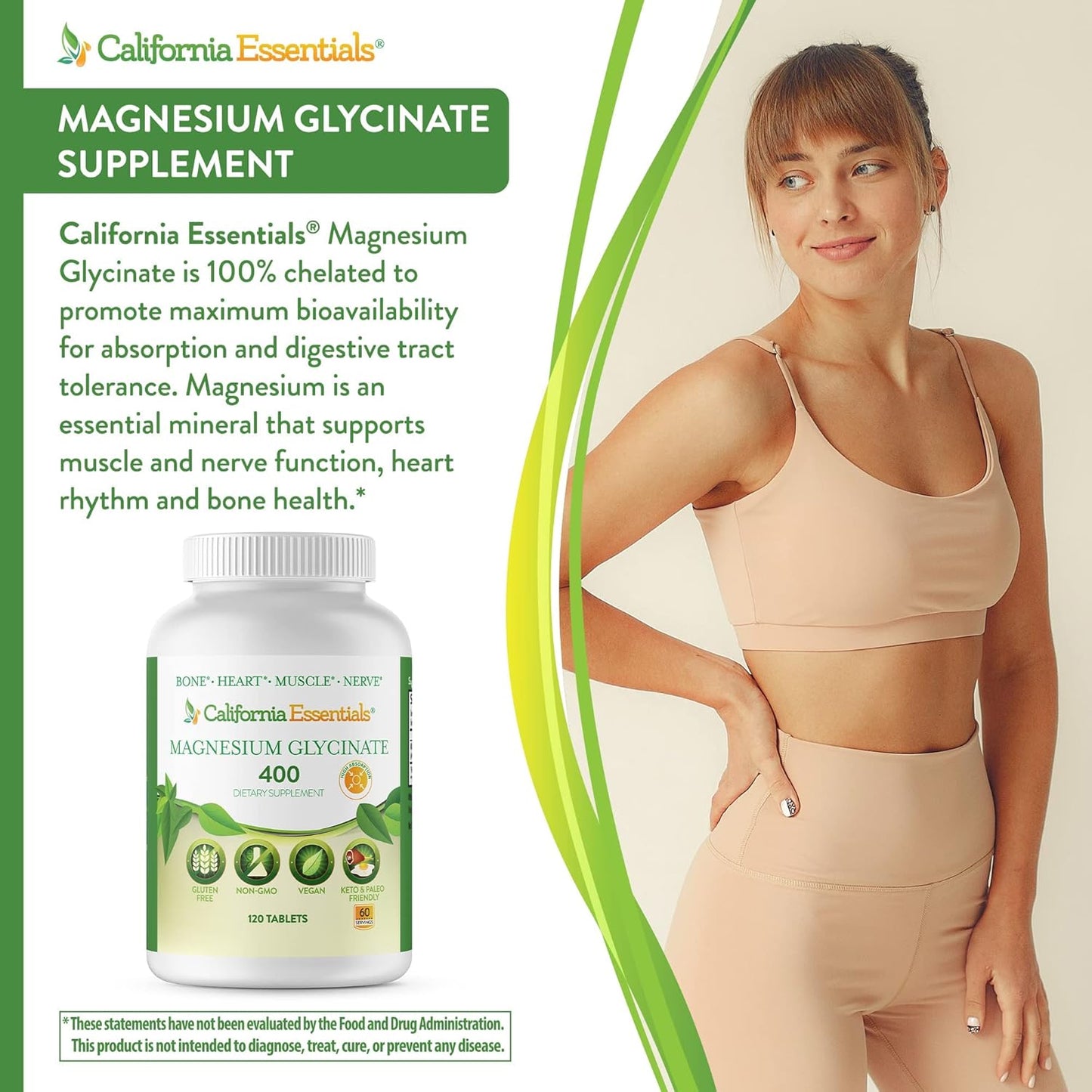 high-absorption-california-essentials-magnesium-glycinate-400---chelated-for-muscle-relief-bone-heart-support---vegan-non-gmo-gluten-free---120-tablets-60-servings-7