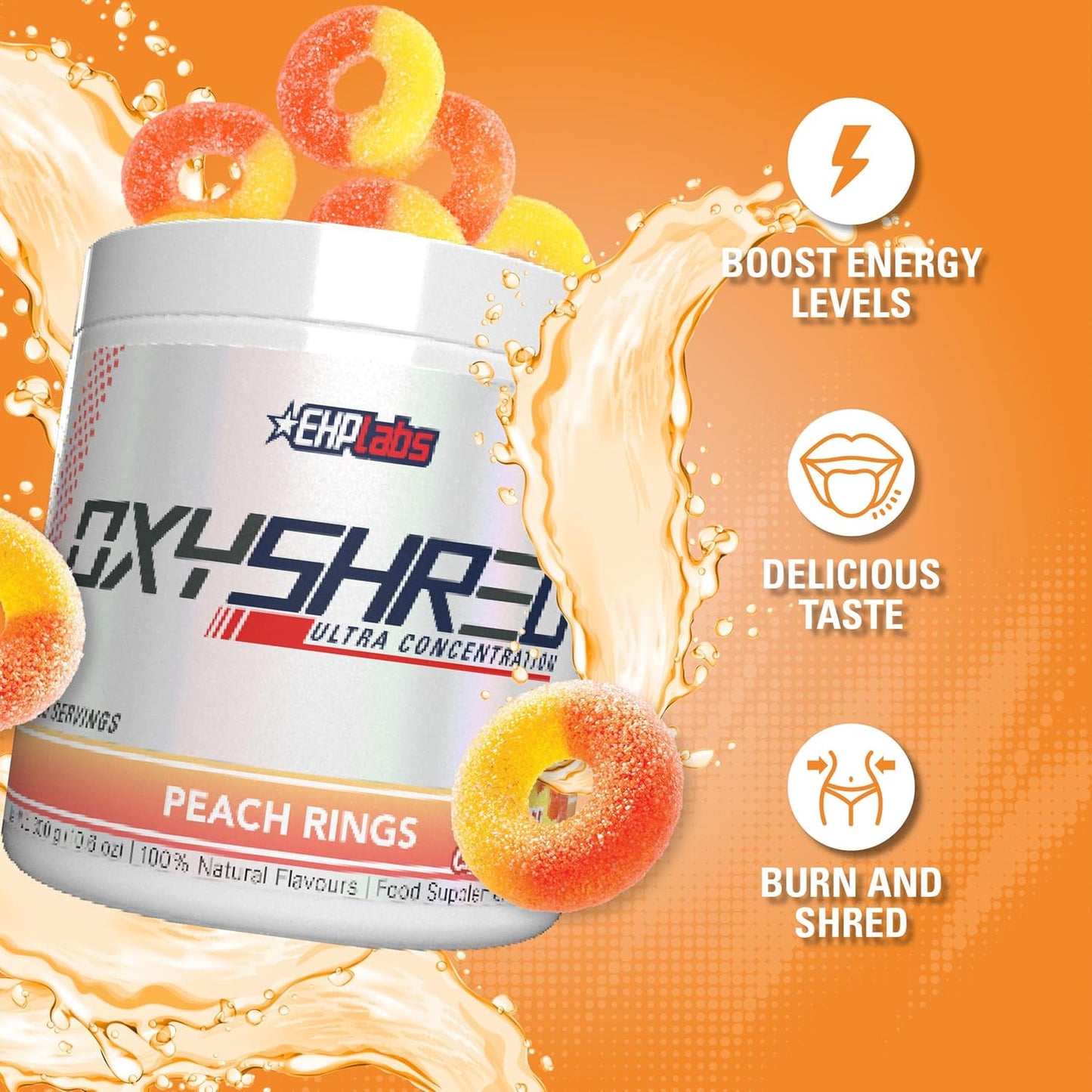 ehp-labs-oxyshred-peach-candy-rings-pre-workout-powder---energy-boost-drink-with-l-glutamine-acetyl-l-carnitine-60-servings-3