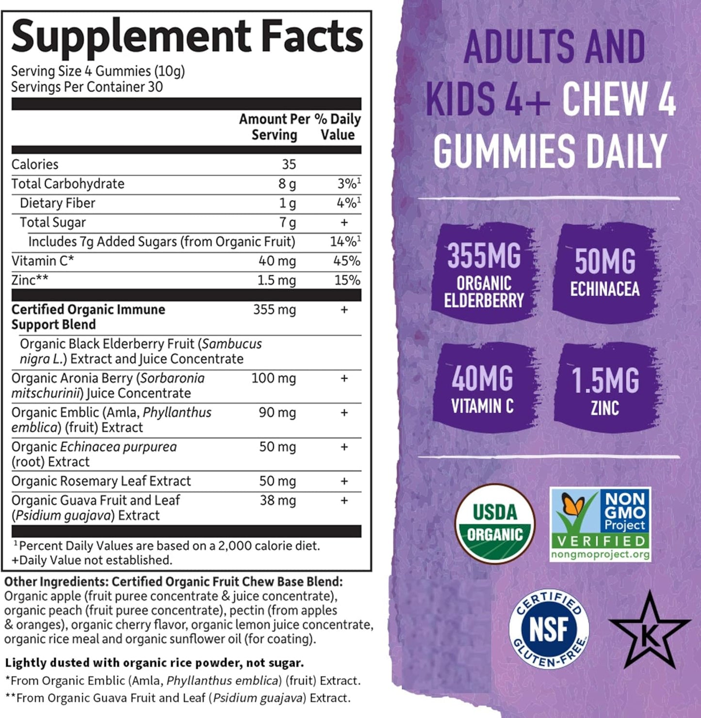 organic-elderberry-gummy-supplement-for-immune-support---adults-kids---vegan-gluten-free---120-gummies-with-fruit-herbal-blend-echinacea-zinc-vitamin-c-5