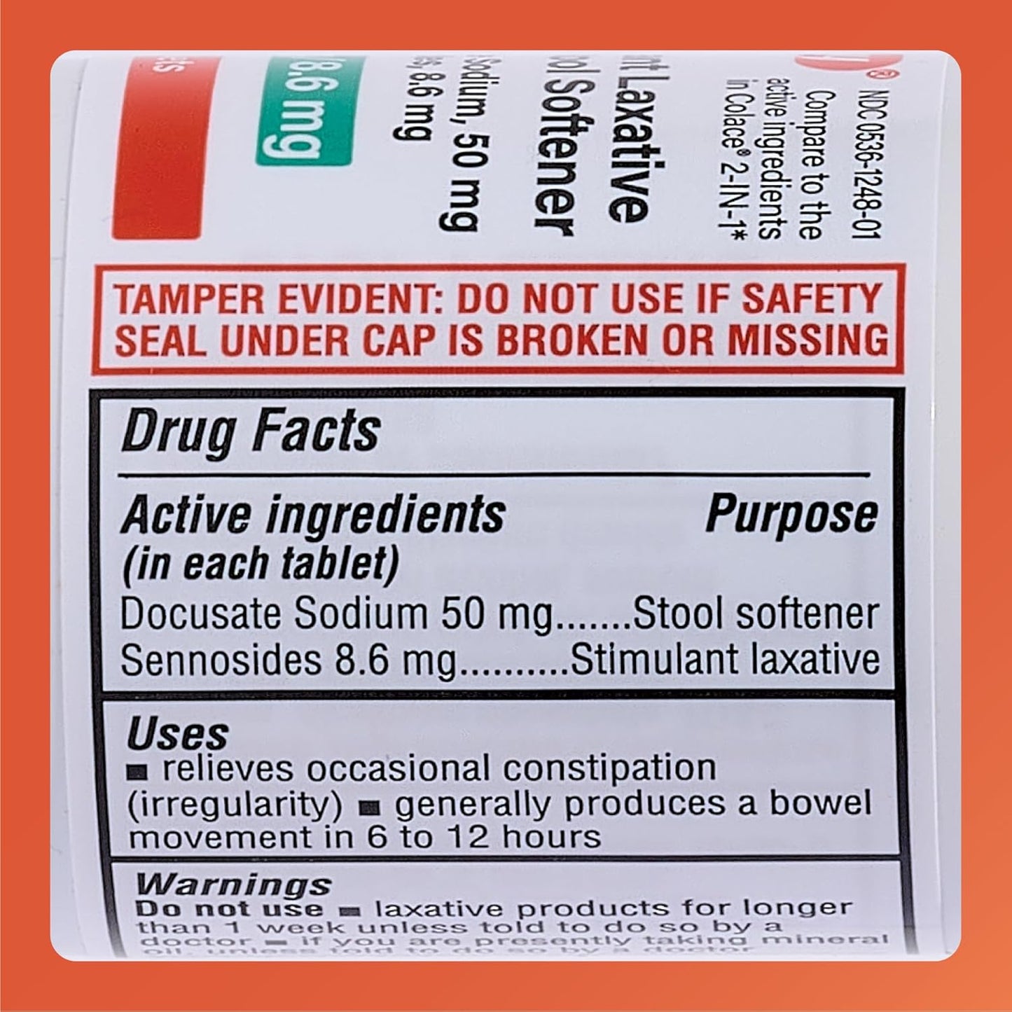 rugby-laboratories-rugby-stimulant-laxative-stool-softener-tablets---100-count---docusate-sodium-50-mgsennosides-86-mg---occasional-constipation-relief-for-women-men-and-kids-5