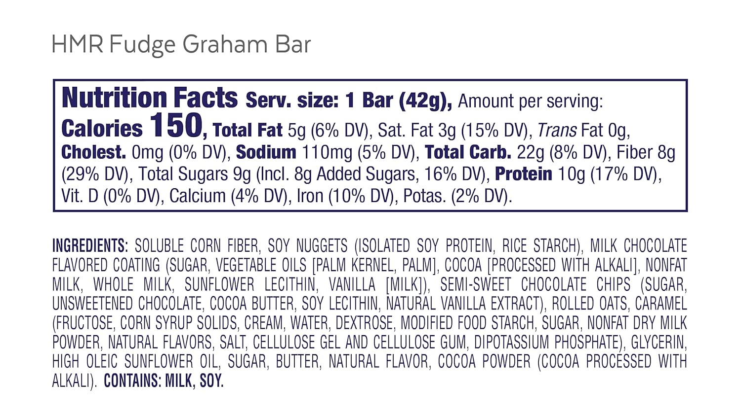 fudge-graham-hmr-protein-bars---nutritious-snack-for-weight-maintenance-low-calorie-dessert-with-10g-of-protein---24-count-9