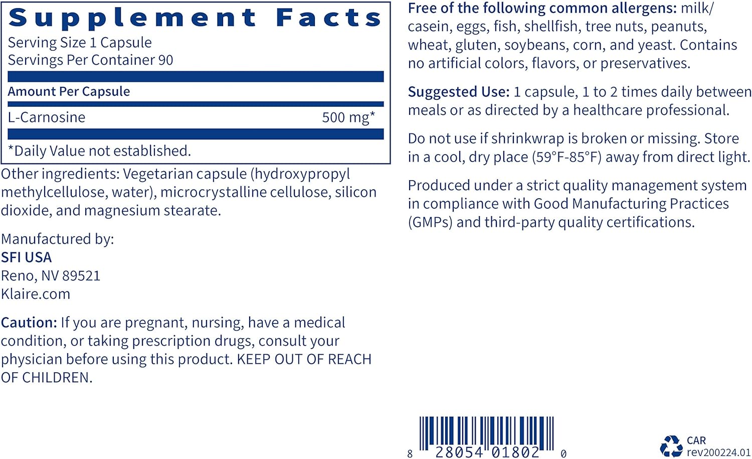 hypoallergenic-l-carnosine-supplement-500mg---antioxidant-healthy-aging-support---gluten-free-corn-free-soy-free---90-capsules-by-klaire-labs-3