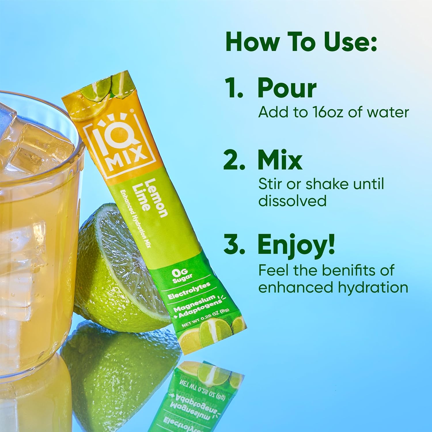 iqbar-iqmix-electrolyte-powder-packets---sugar-free-hydration-drink-mix-with-keto-electrolytes-lions-mane-magnesium-and-potassium---lemon-lime-flavor-20-pack-9