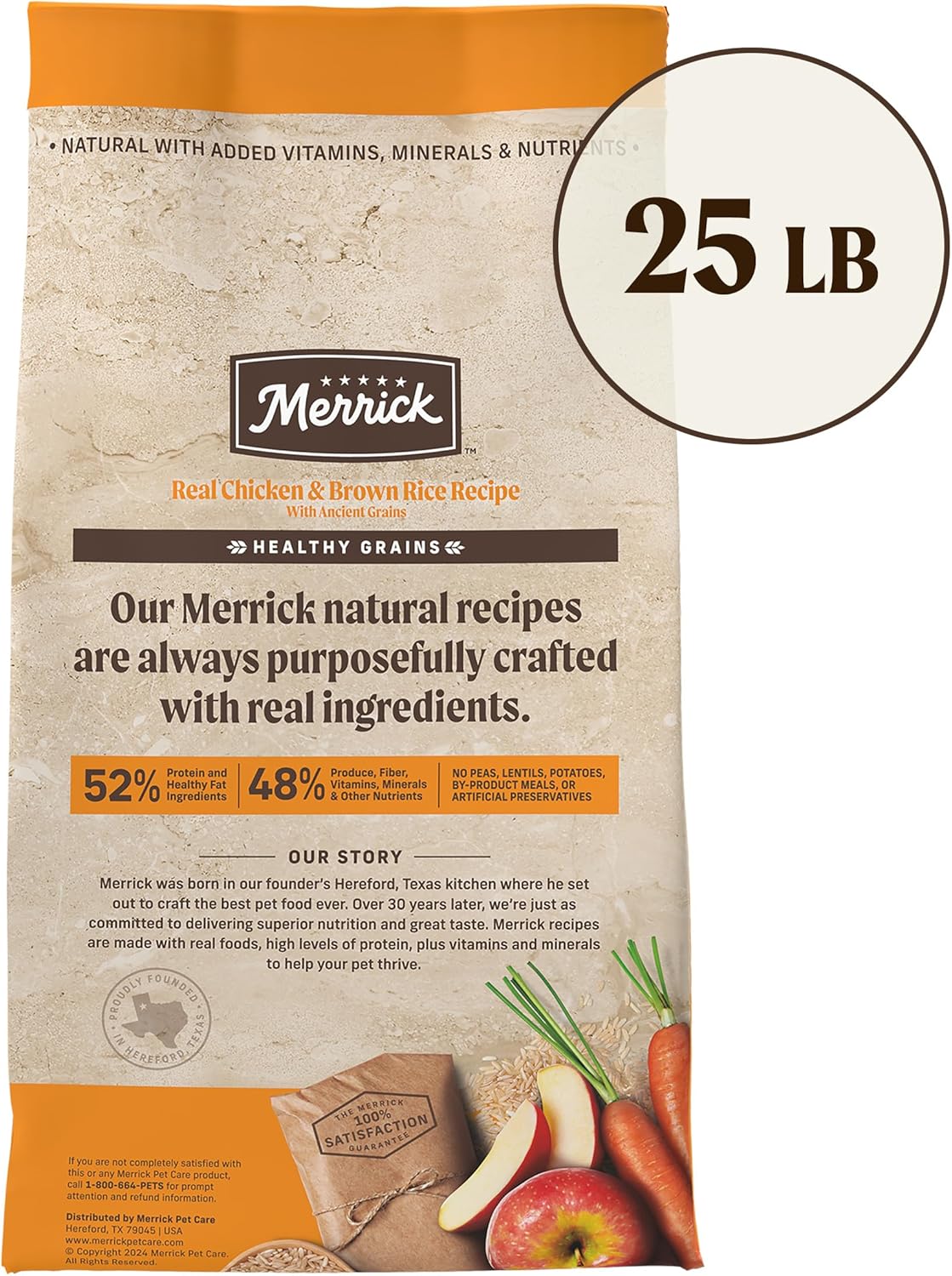 merrick-healthy-grains-chicken-brown-rice-dry-dog-food---25-lb-bag-premium-adult-kibble-rich-in-wholesome-ingredients-6