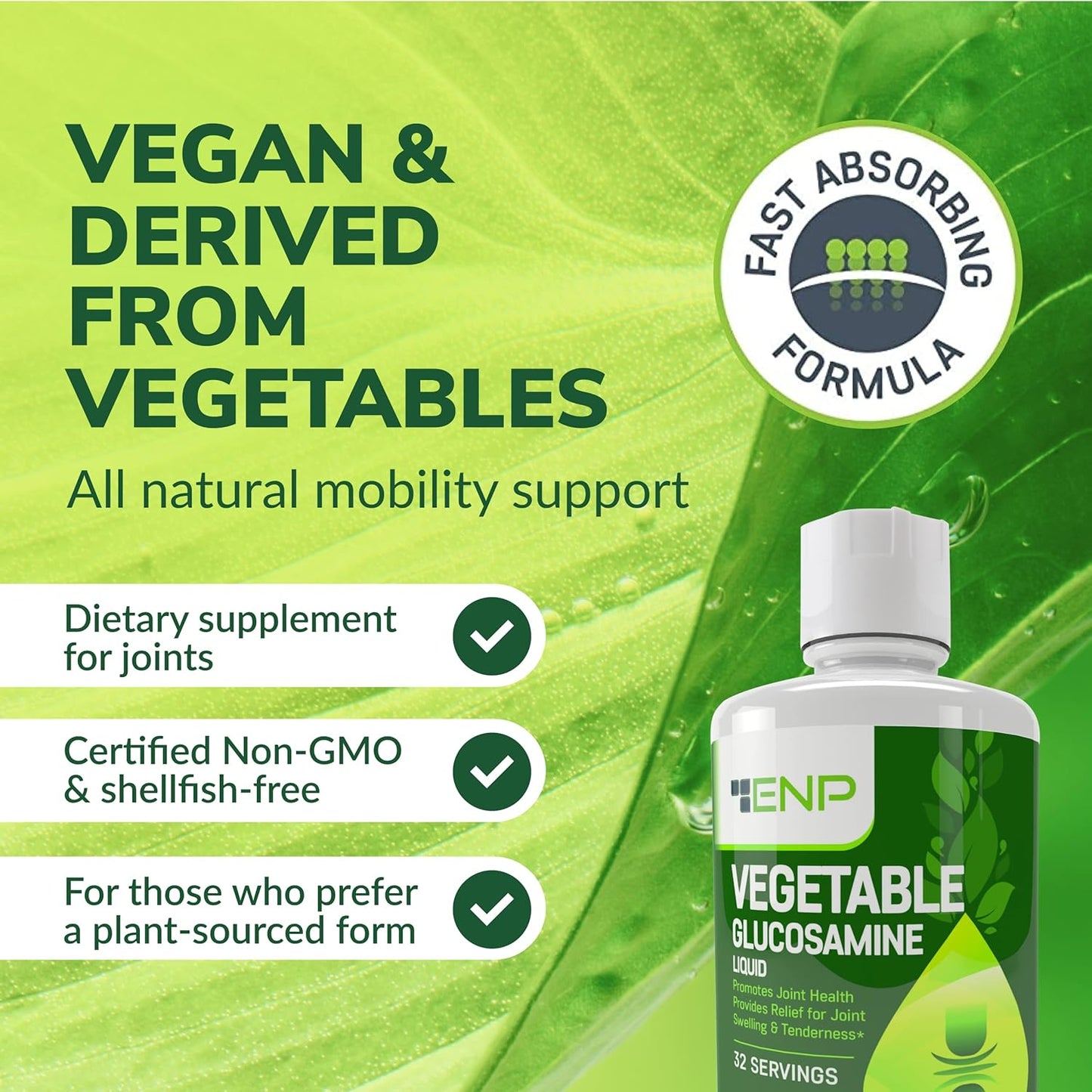 vegan-liquid-glucosamine-supplement-with-msm---1500mg-non-shellfish-joint-support---gmo-free---derived-from-vegetables---32-oz-usa-made-4