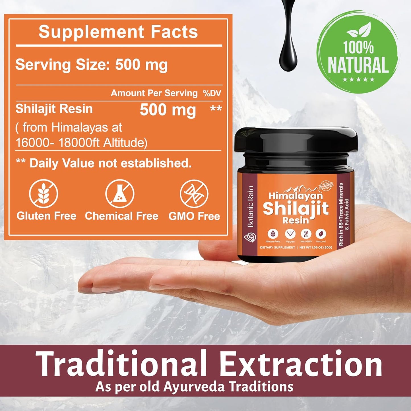 botanic-rain-pure-himalayan-shilajit-resin---energy-boost-immune-support---85-trace-minerals---75-fulvic-acid---ayurvedic-product---106-oz---men-women-6