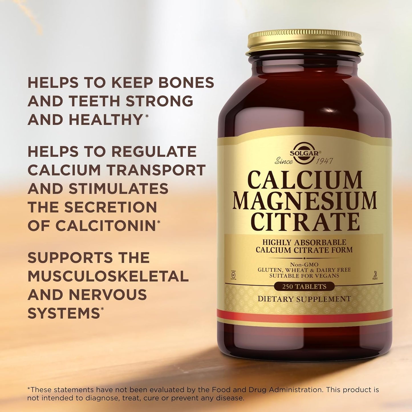 solgar-calcium-magnesium-citrate-tablets---pack-of-3-250ct---non-gmo-vegan-gluten-free-kosher---150-servings-5