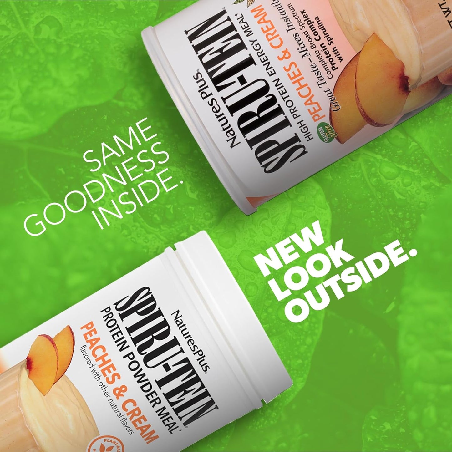 plant-based-peaches-cream-protein-powder-224-lb-for-energy---vegetarian-gluten-free---natures-plus-spiru-tein---includes-vitamins-minerals---30-servings-2