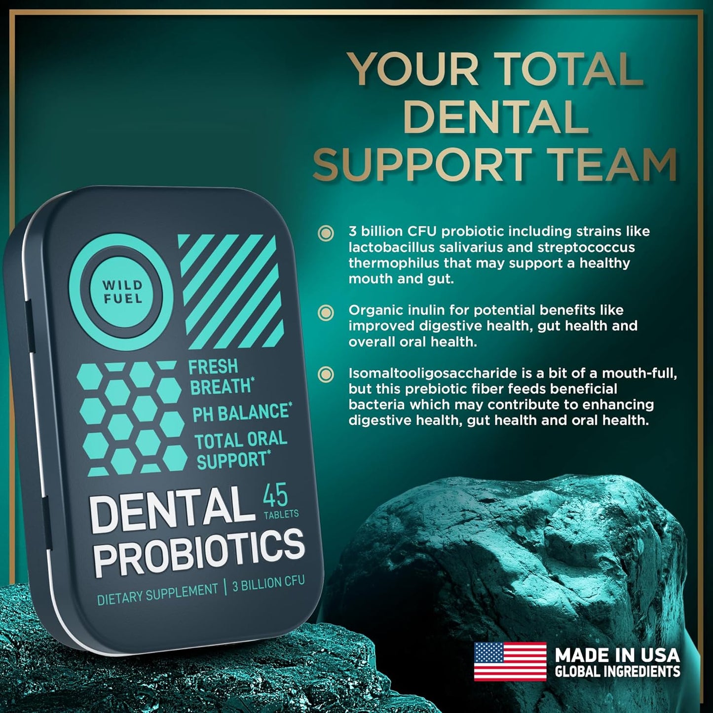 Dental Probiotics and MCT Gummies Bundle for Keto Candy Lovers - WILD FUEL - Espot.com.au