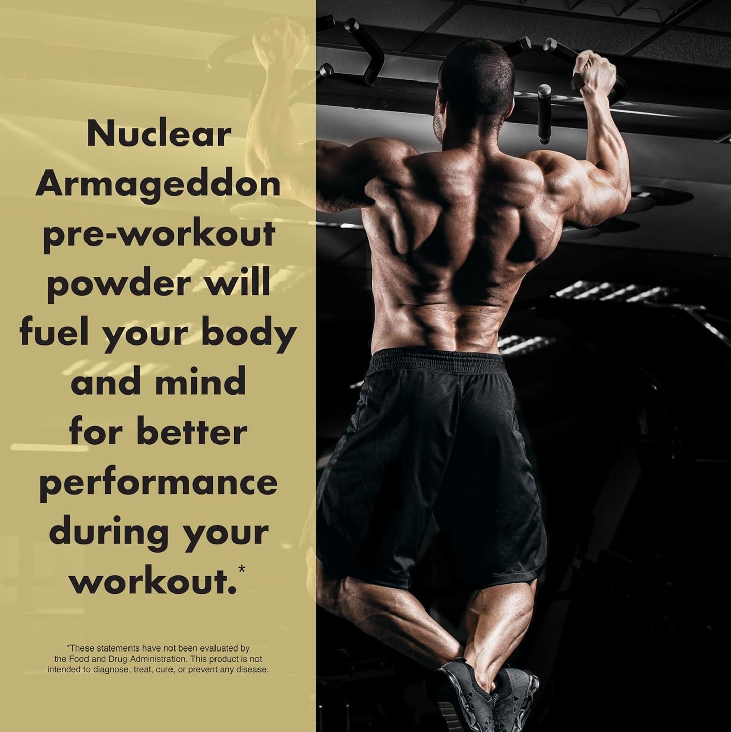 Nuclear Armageddon Pre-Workout Powder - L-Citrulline, Beta Alanine, Caffeine - Orange Juice Flavor - 30 Servings for Men & Women - Espot.com.au