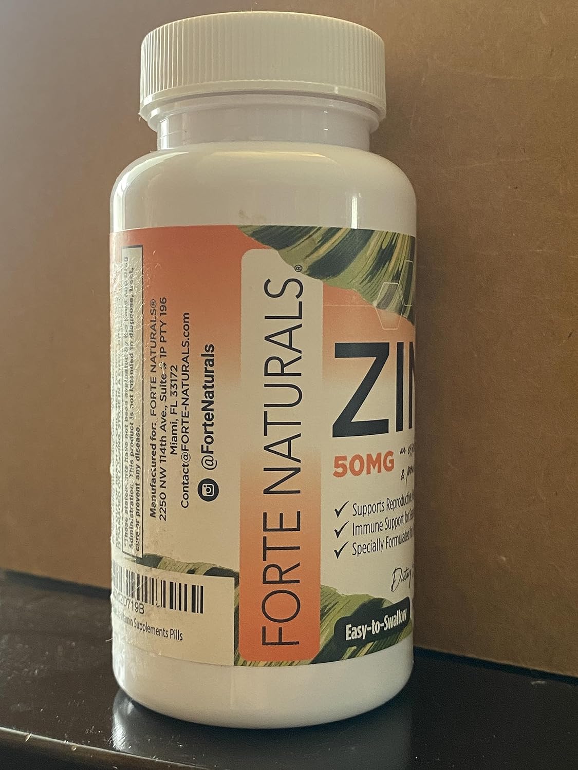 forte-naturals-50mg-zinc-supplements-100-tablets---sensitive-stomach-formula-daily-vegan-vitamins-for-adults-non-gmo-easy-to-swallow-tablets-14