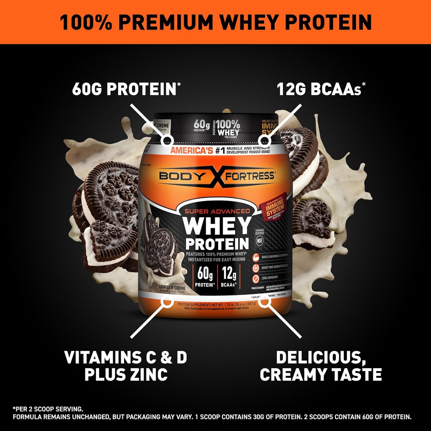 high-protein-whey-powder-for-muscle-gain-recovery---cookies-n-creme-flavor-60g-protein-12g-bcaas-immune-support-with-vitamins-c-d---178lbs-2