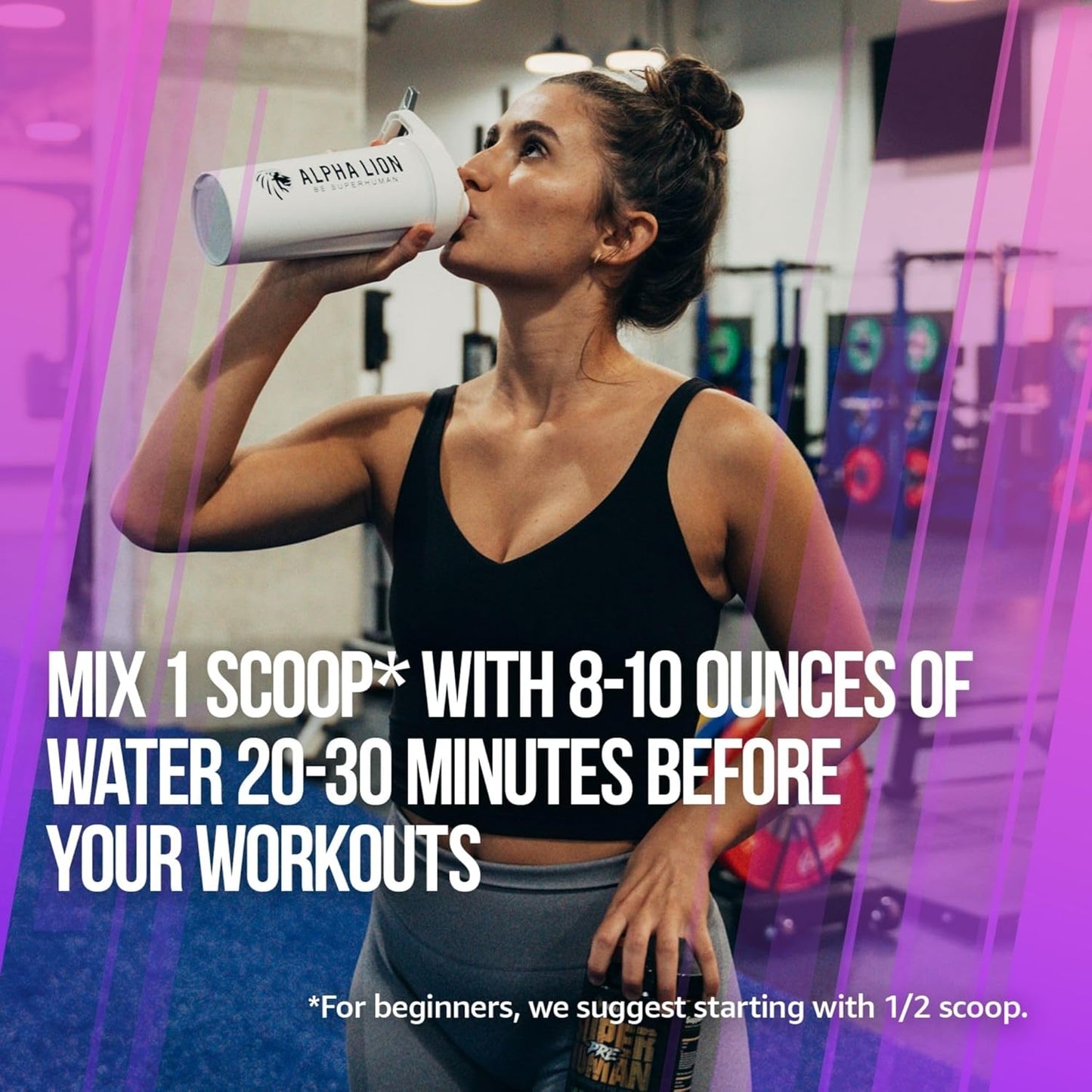 superhuman-pre-workout-powder-with-beta-alanine-tri-source-caffeine-for-energy-focus-and-pump---grapezilla-21-servings-6