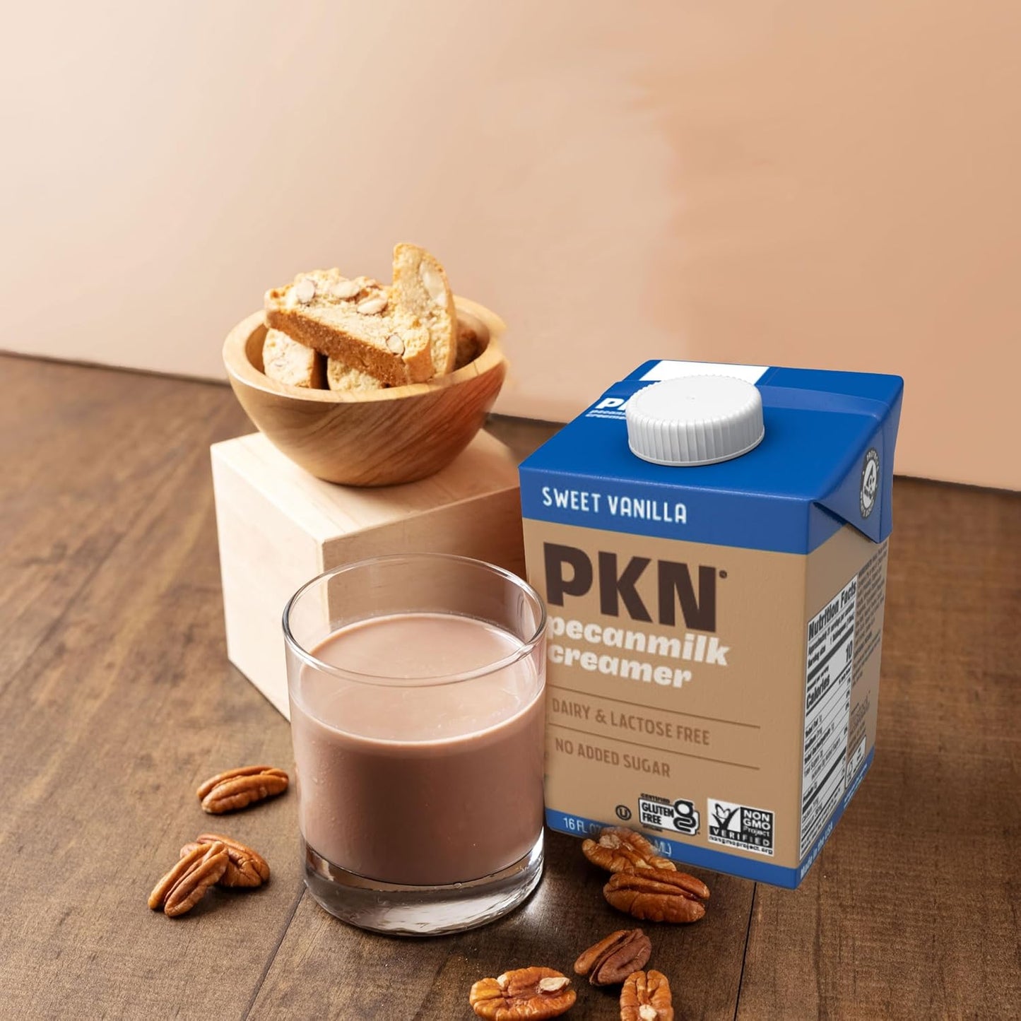 PKN Original Pecan-Based Non Dairy Coffee Creamer, Plant-Based Nut Milk Alternative, 2-Pack Variety, No Added Sugars, GMOs, or Lactose - Espot.com.au