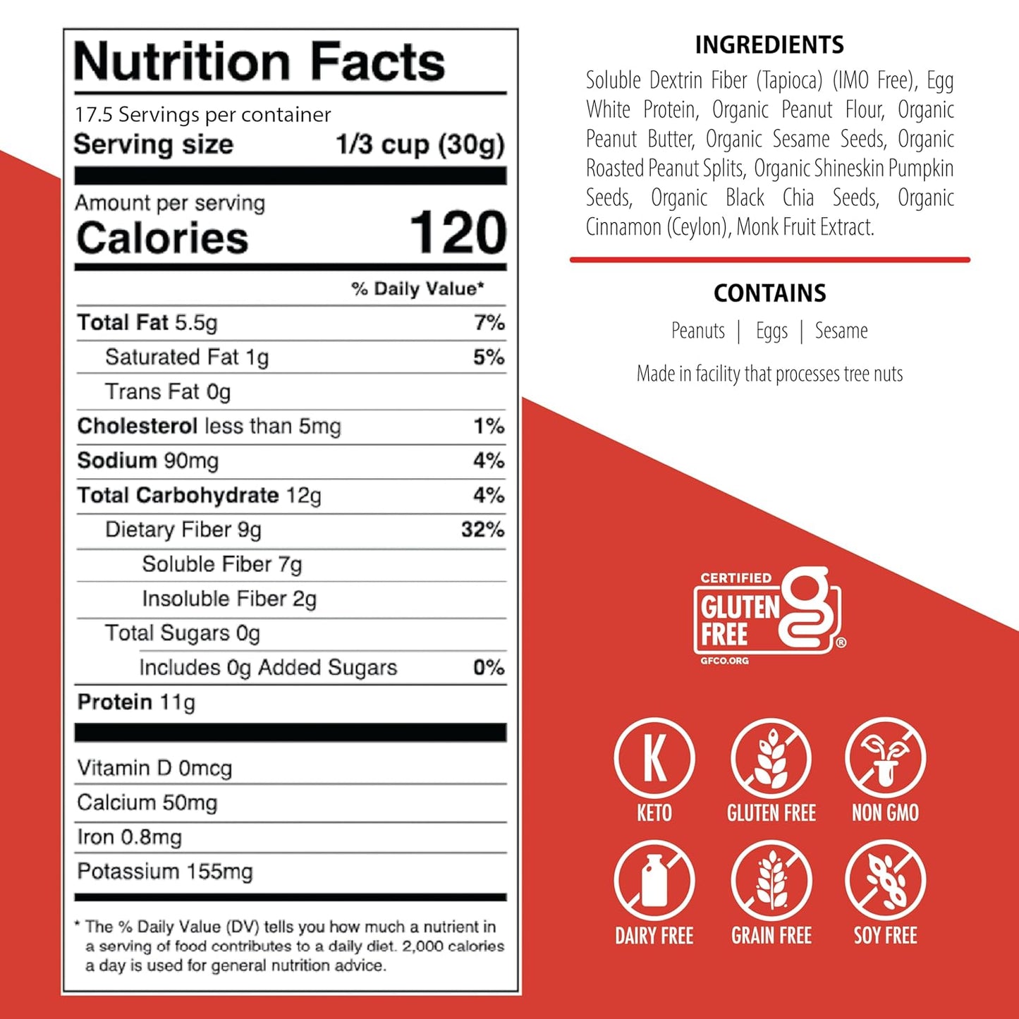 julian-bakery-progranola-cereal---peanut-butter-cluster-flavor---12g-protein---2-net-carbs---gluten-free-grain-free---14-servings-4