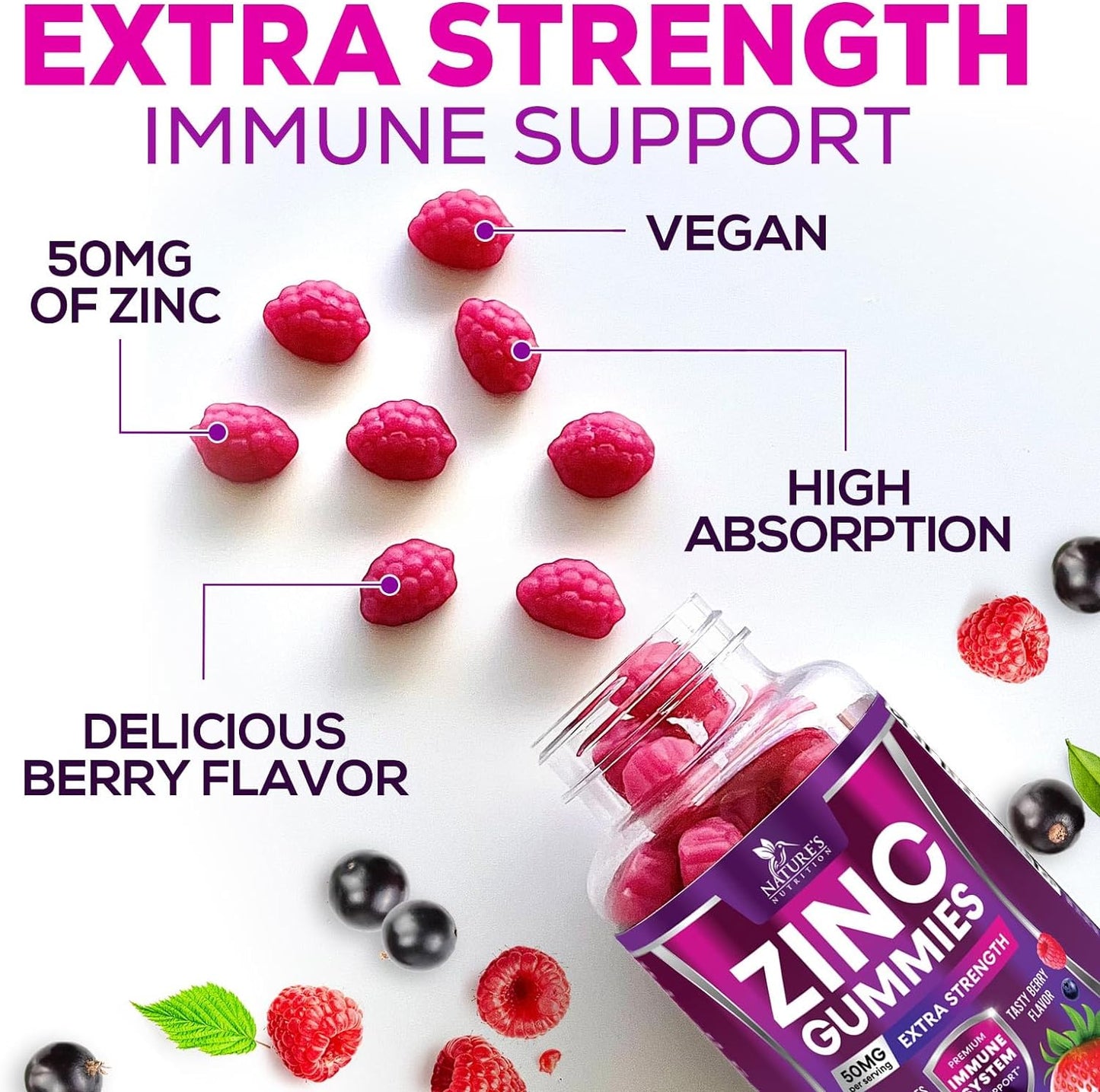 extra-strength-zinc-gummies-50mg-for-bone-skin-immune-health---antioxidant-chewable-supplement---non-gmo-vegan-gluten-free---mixed-berry-flavor---60-gummies-3
