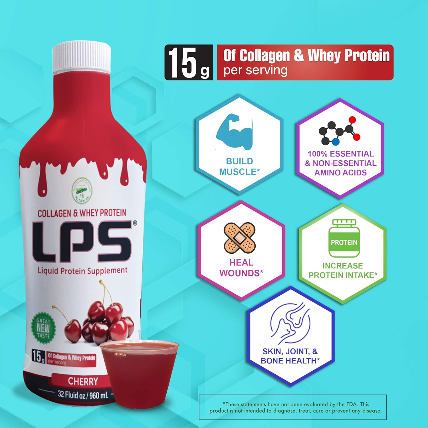 grape-non-gmo-liquid-collagen-whey-protein-supplement---sugar-free-drink-for-healthy-skin-hair---50-packets-men-women-2