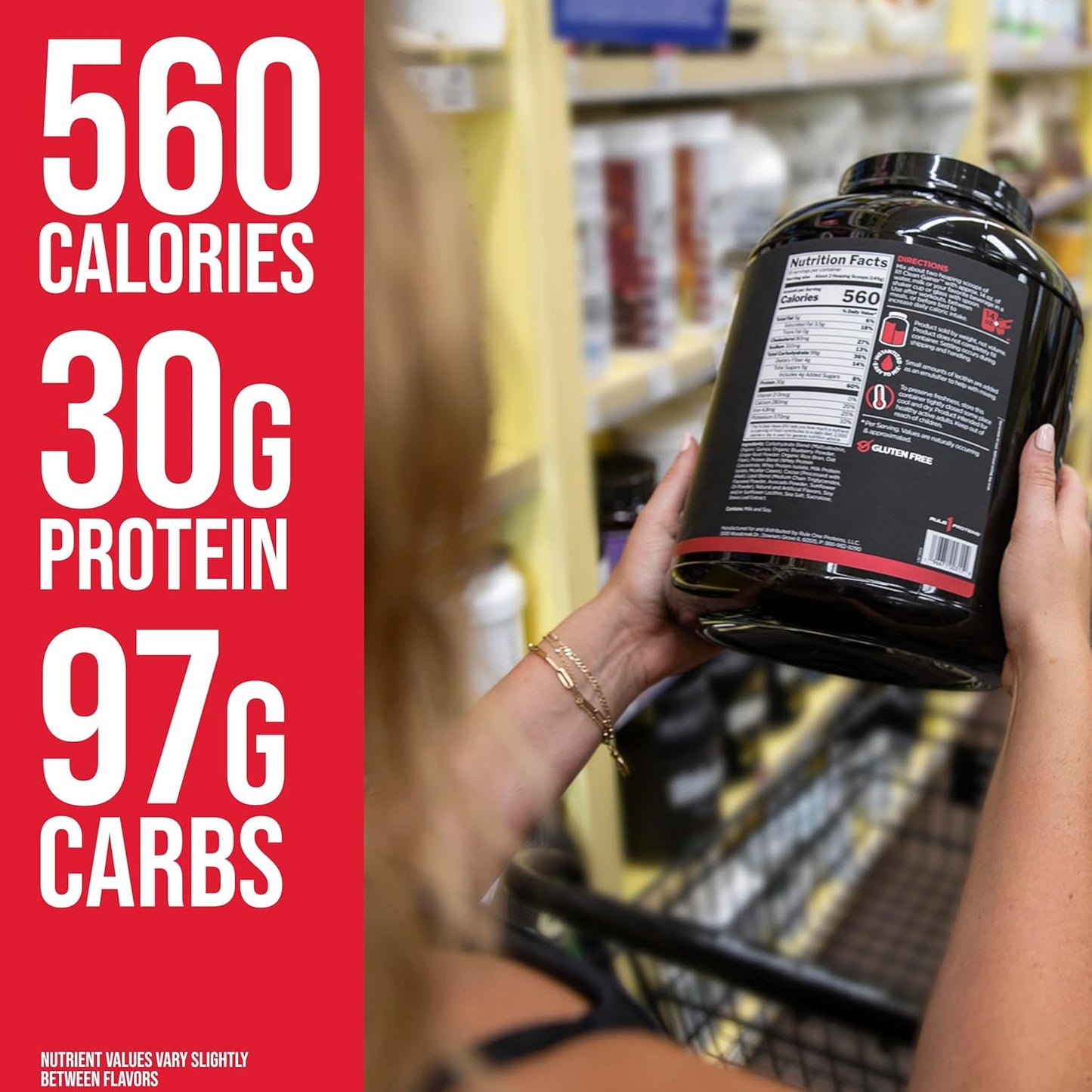 r1-clean-gainer---high-protein-lean-gain-formula-with-560-calories-30g-protein-over-90g-carbs---cookies-crme-flavor-2