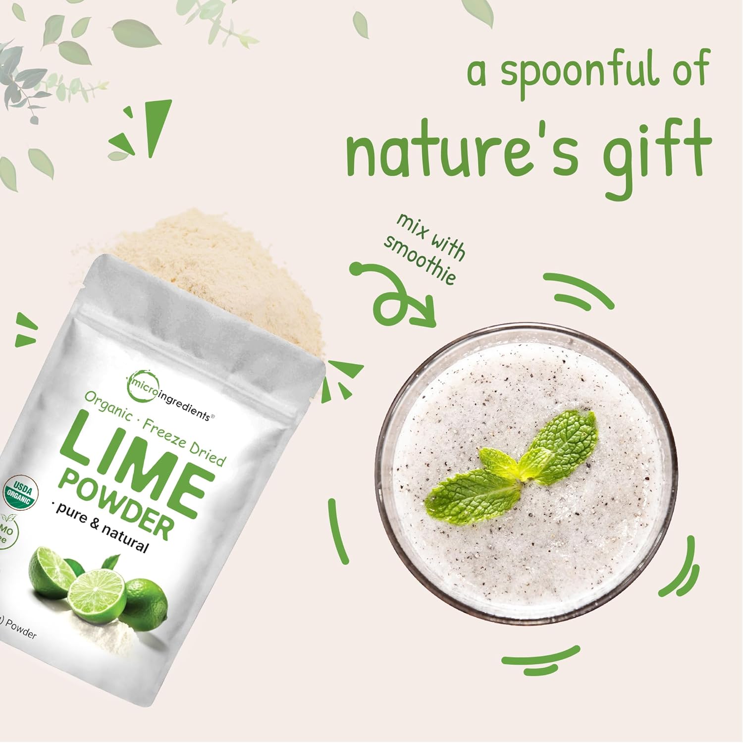 organic-lime-powder---15lbs-of-100-natural-freeze-dried-fruit-powder---no-sugar-or-additives---ideal-for-drinks-smoothies-beverages---non-gmo-vegan-friendly-4