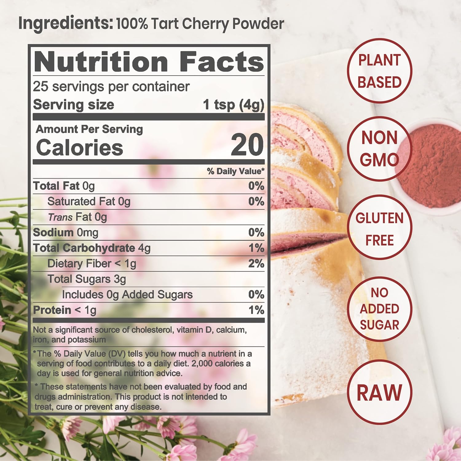 organic-freeze-dried-tart-cherry-powder---35-oz-bag---unsweetened-additive-free---ideal-for-smoothies-baking-cooking-6