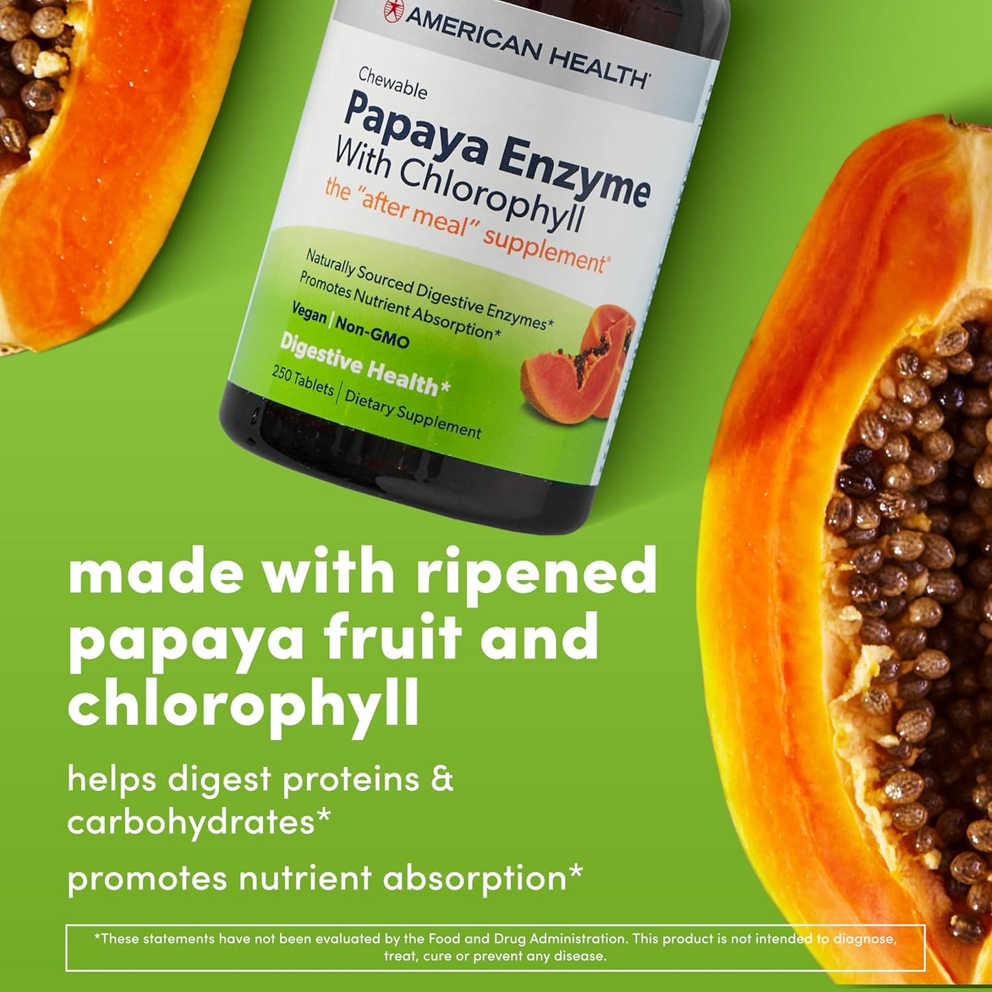 chlorophyll-papaya-enzyme-chewable-tablets---supports-nutrient-absorption-digestion-and-fresh-breath---250-count-gluten-free-vegetarian---american-health-3