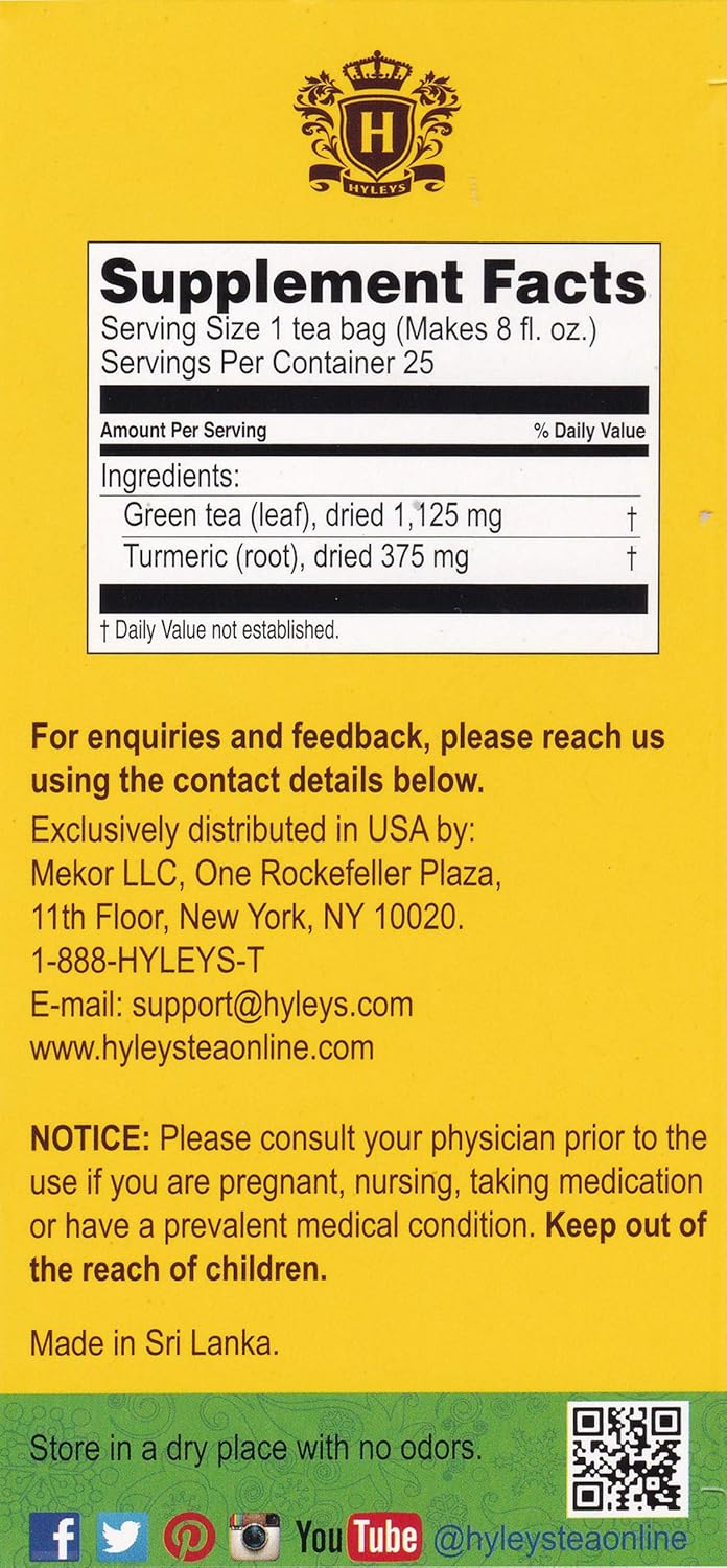 6-packs-of-hyleys-turmeric-green-tea-herbal-tea---150-tea-bags-natural-antioxidant-blend-2