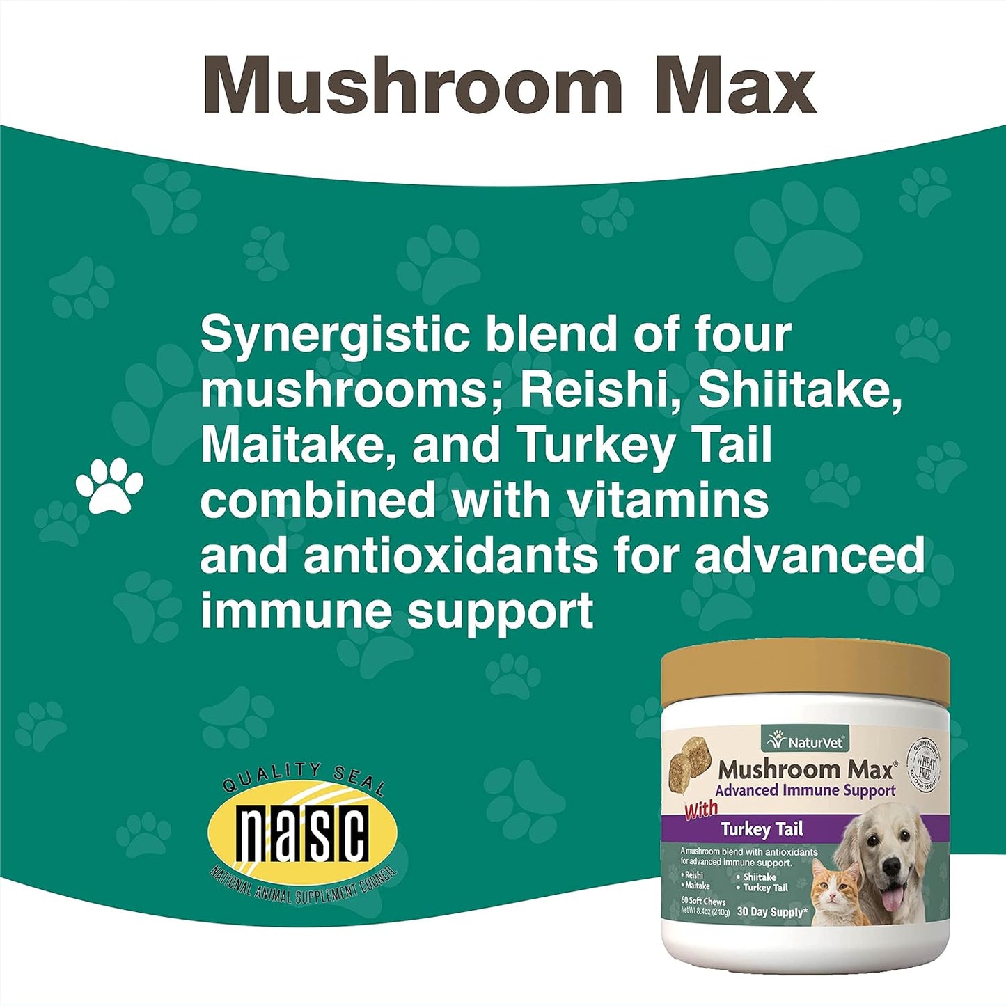 naturvet-mushroom-max-immune-support-supplement-for-dogs---enhances-immunity-boosts-overall-health---with-shiitake-reishi-turkey-tail---60-count-5